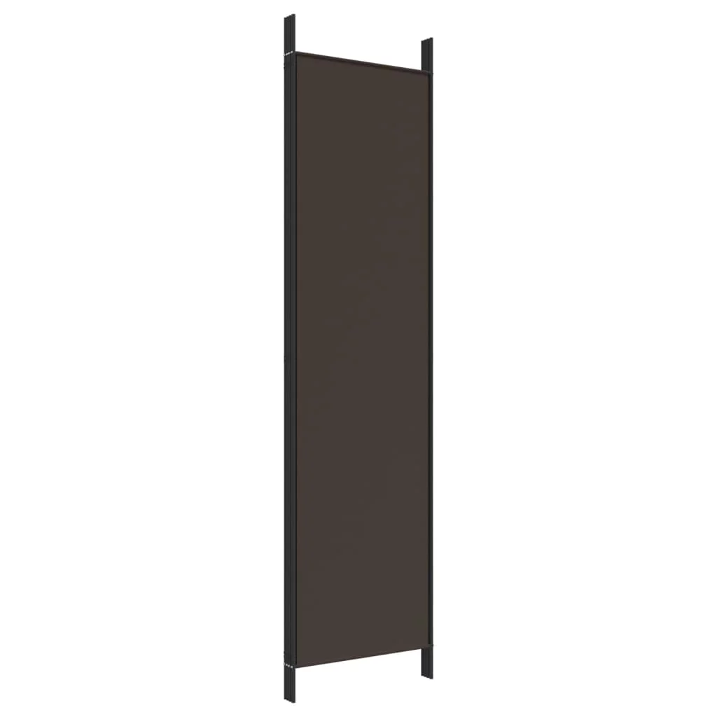 Anself 4-Panel Room Divider Brown 78.7