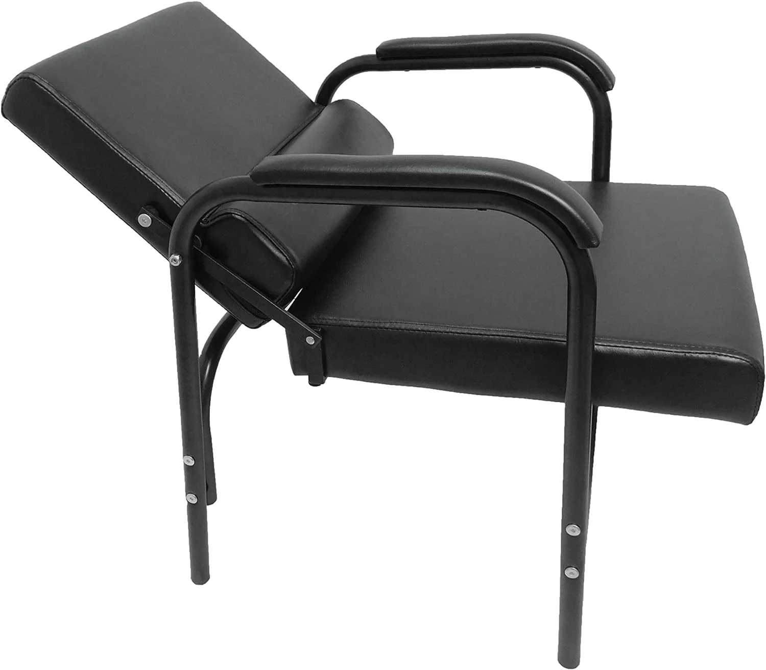 Shampoo Chair For Beauty Salon Or Barber With Ultra -Back Lumbar Support With Extended Cushion Armrests TLC-216B-