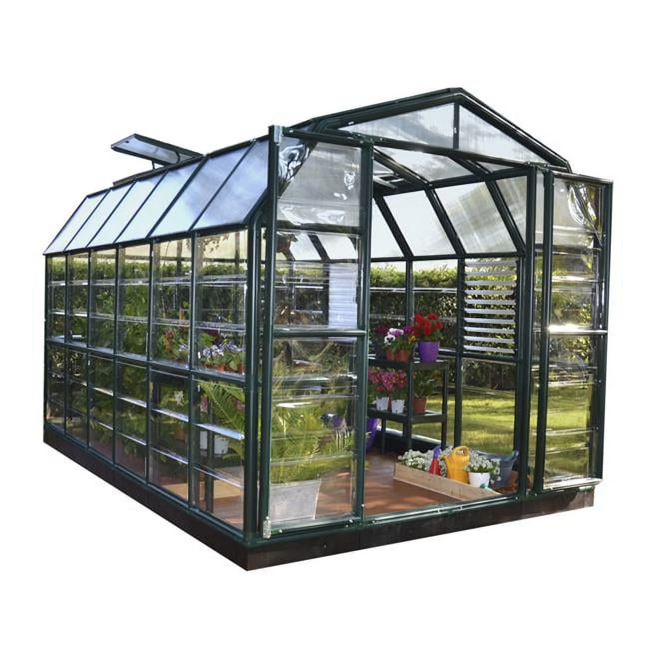 Palram - Canopia  8 x 12 ft. Prestige 2 Greenhouse - Clear