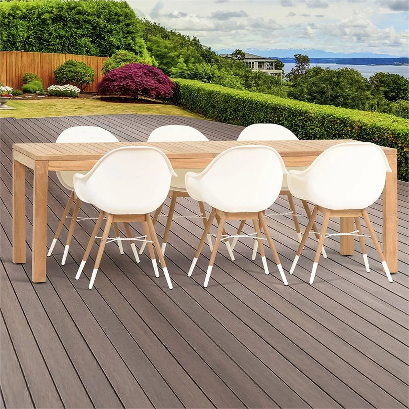 International Home Amazonia Charlotte 7 Piece Patio Dining Set