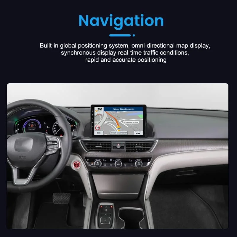 THONZER Android 12 Car Radio Stereo for Honda Accord 10th 2018-2021, 10.1