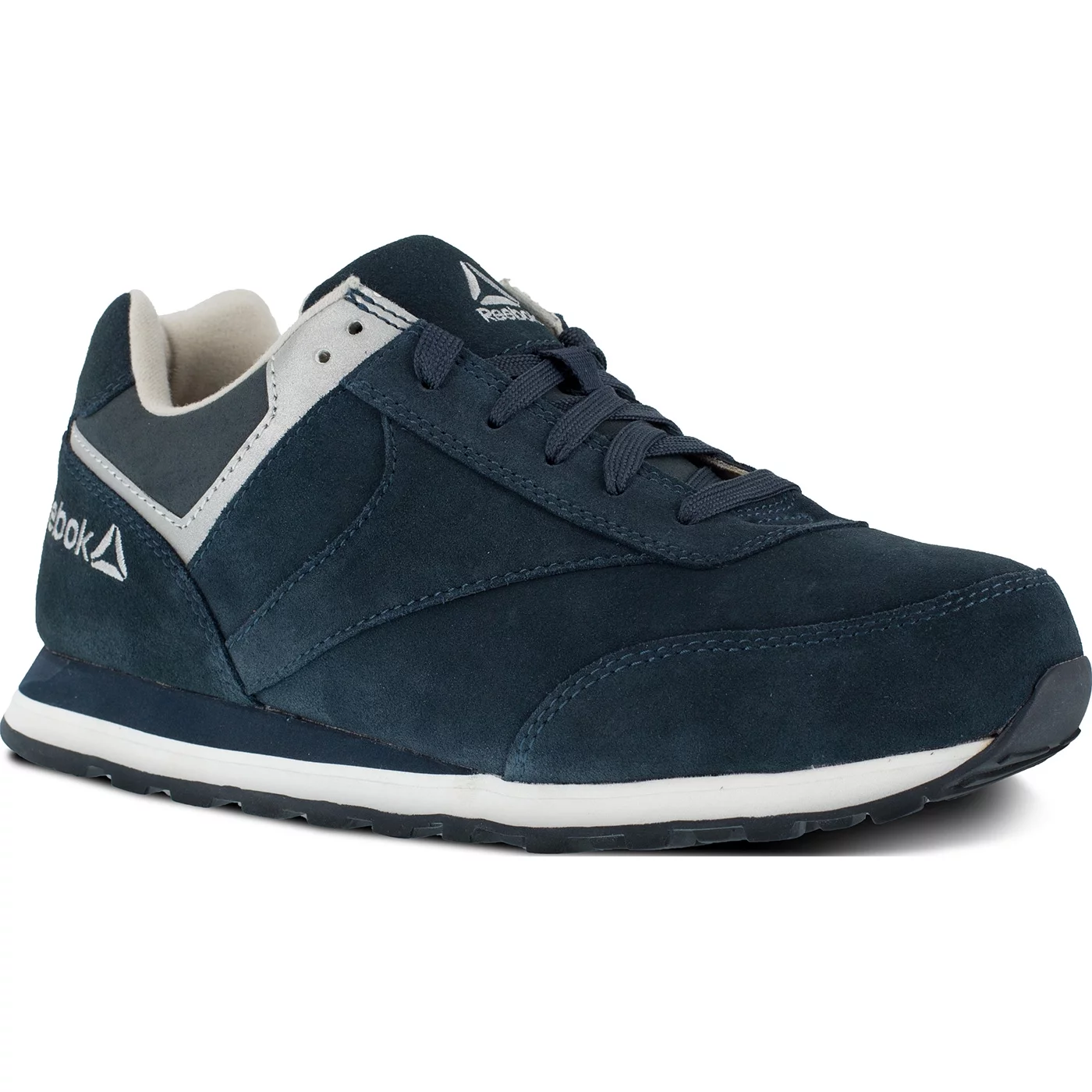Reebok Leelap Retro Jogger Steel Toe Electrical Hazard Navy Work Shoe Size 14(M)