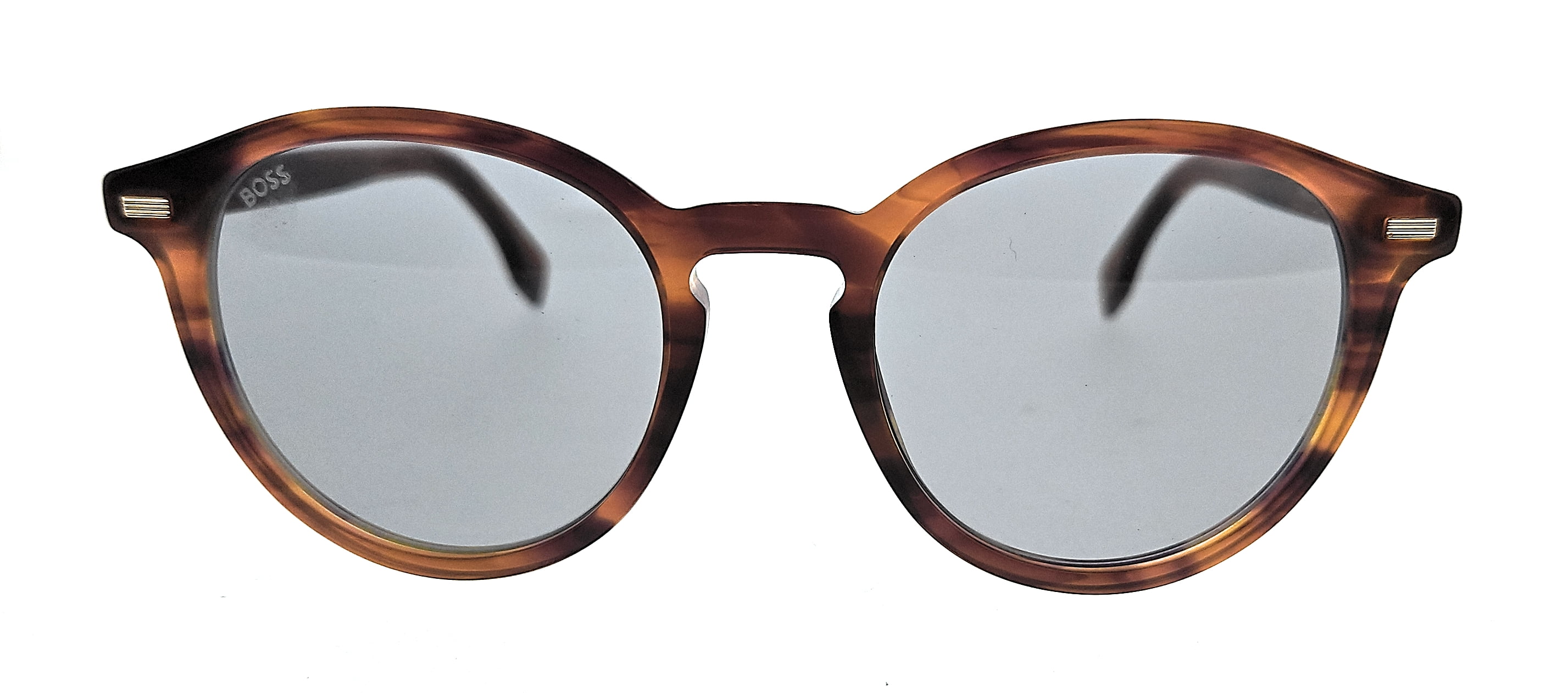 Hugo Boss BOSS 1365/S SX7 SX7 Light Havana Round Sunglasses for Mens