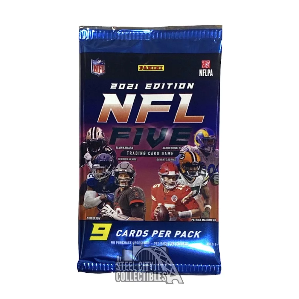 2021 Panini NFL Five Trading Card Game Booster