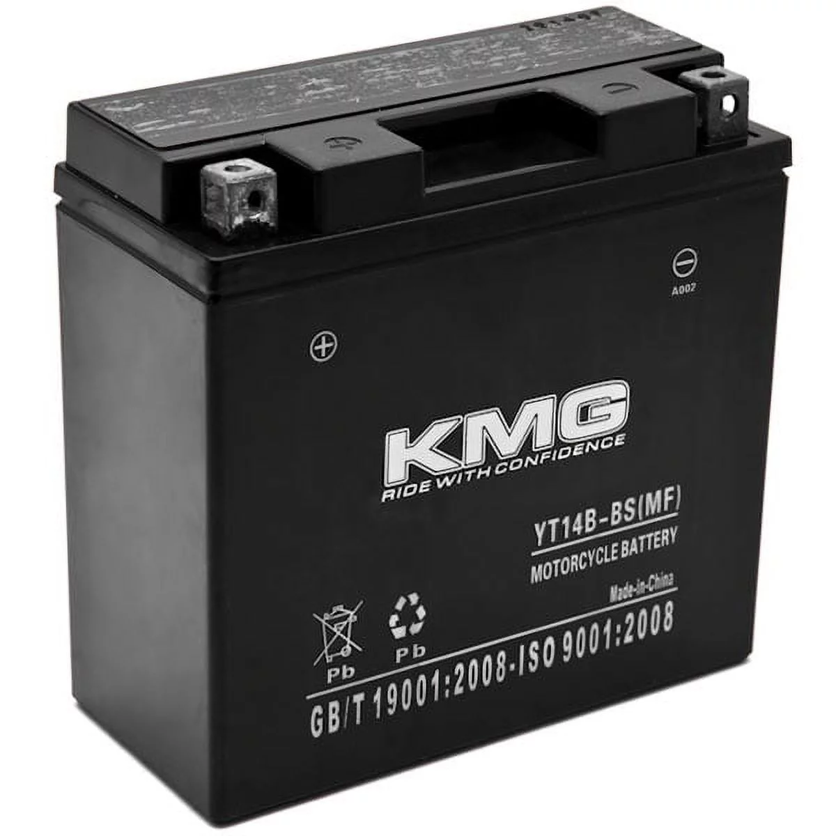 KMG YT14B-BS Battery Compatible with Yamaha 1854 Roadliner Raider Stratoliner 2006-2014 Sealed Maintenance Free 12V Battery High Performance SMF OEM Replacement Powersport Motorcycle ATV Snowmobile