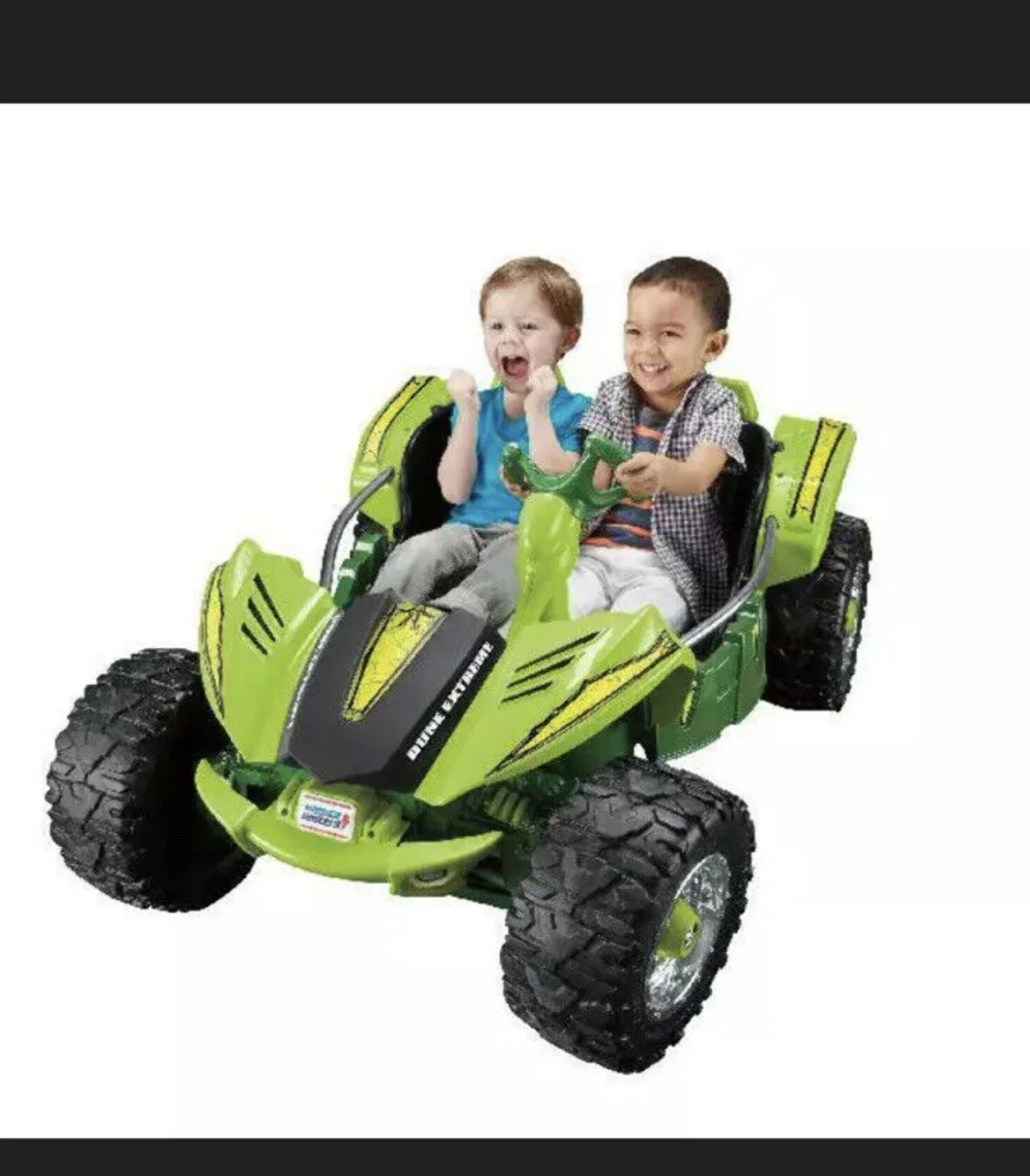 12V Power Wheels Dune Racer Extreme Electric Ride-On Car for Children GREEN Brand New