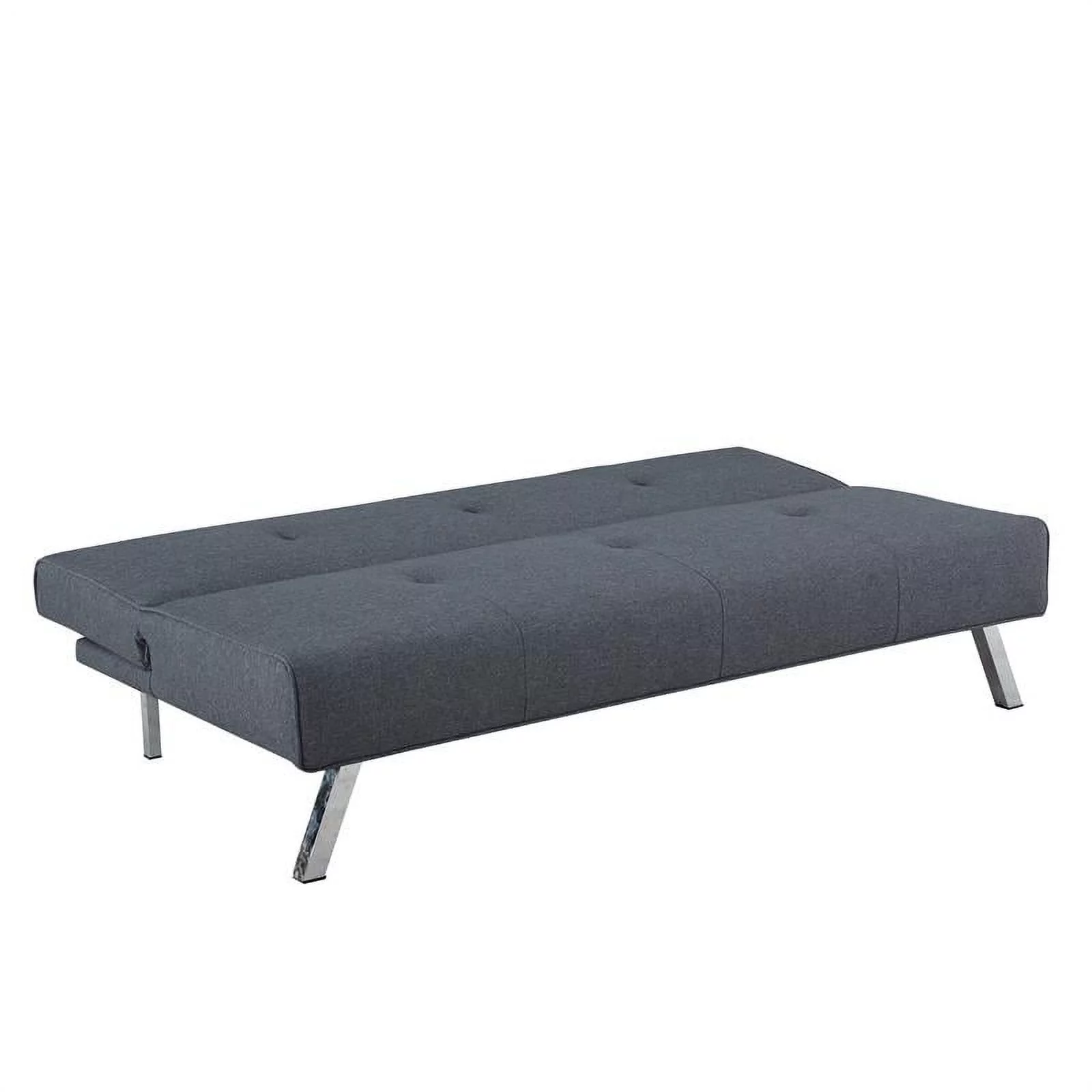 Serta Sloan Dream Lift Convertible Sofa in Charcoal Gray Fabric