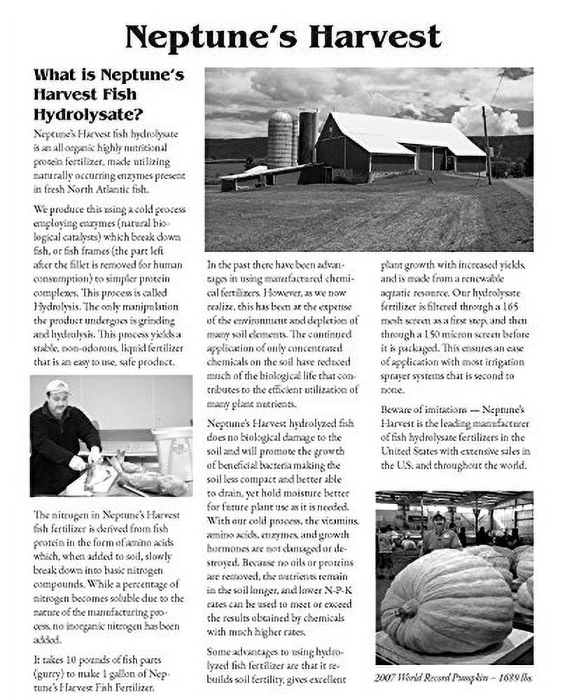 Fish Fertilizer Neptune's Harvest