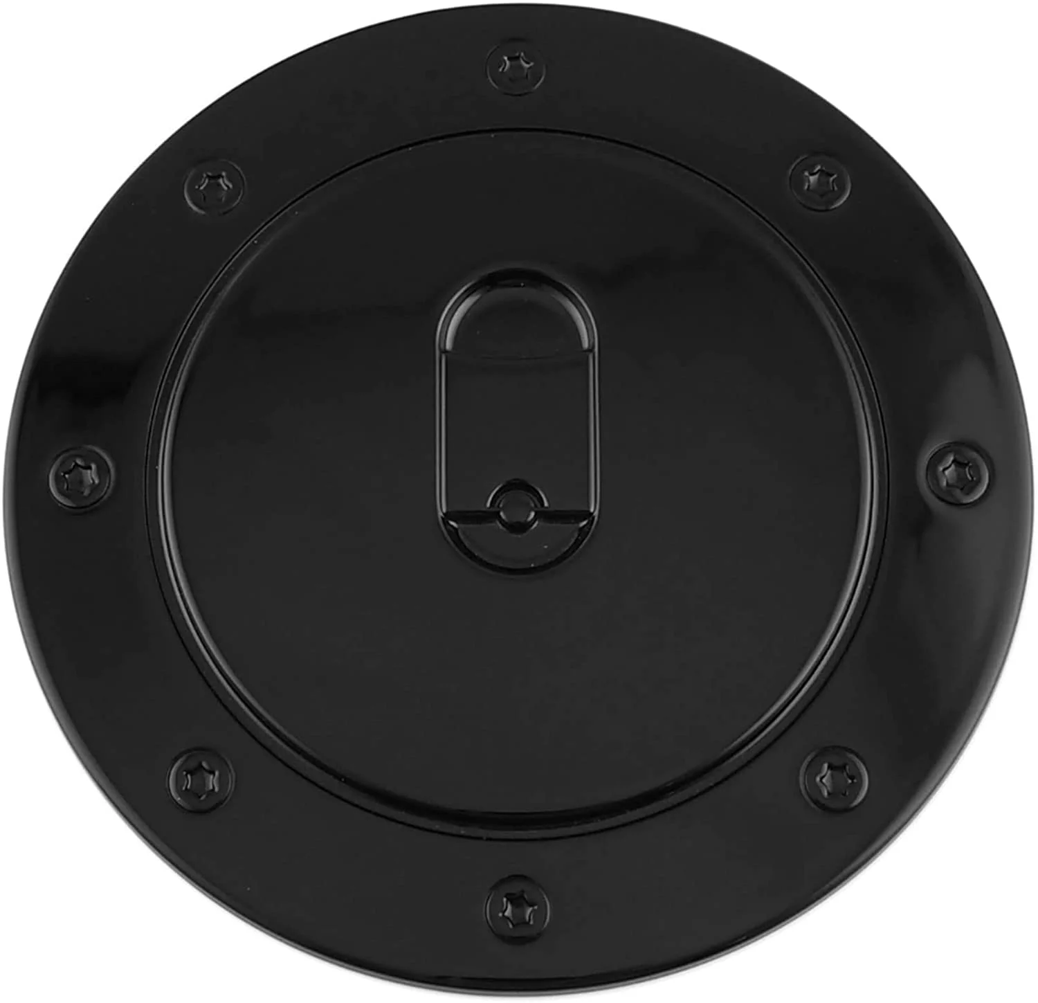 Fuel Tank Cap Fits for Chevy Silverado 1500 2500 2500HD 3500 Suburban Avalanche 1500 2500 Tahoe, GMC Sierra 1500HD 2500HD 3500HD Yukon XL, Cadillac Escalade SUV ESV- Gas Door Cover (Black)