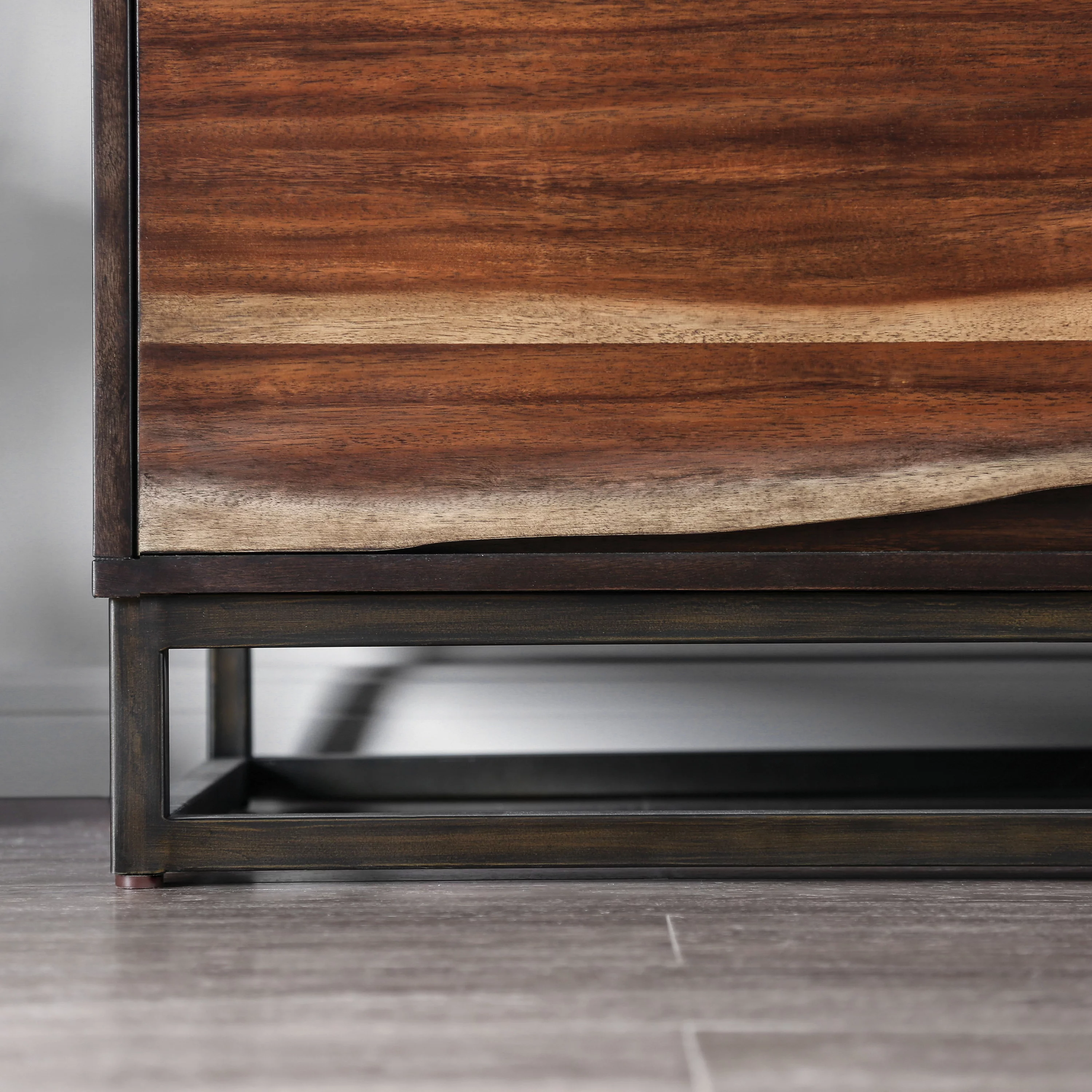 Furniture of America Trippen 2-Cabinet Dresser, Dark Oak and Dark Walnut