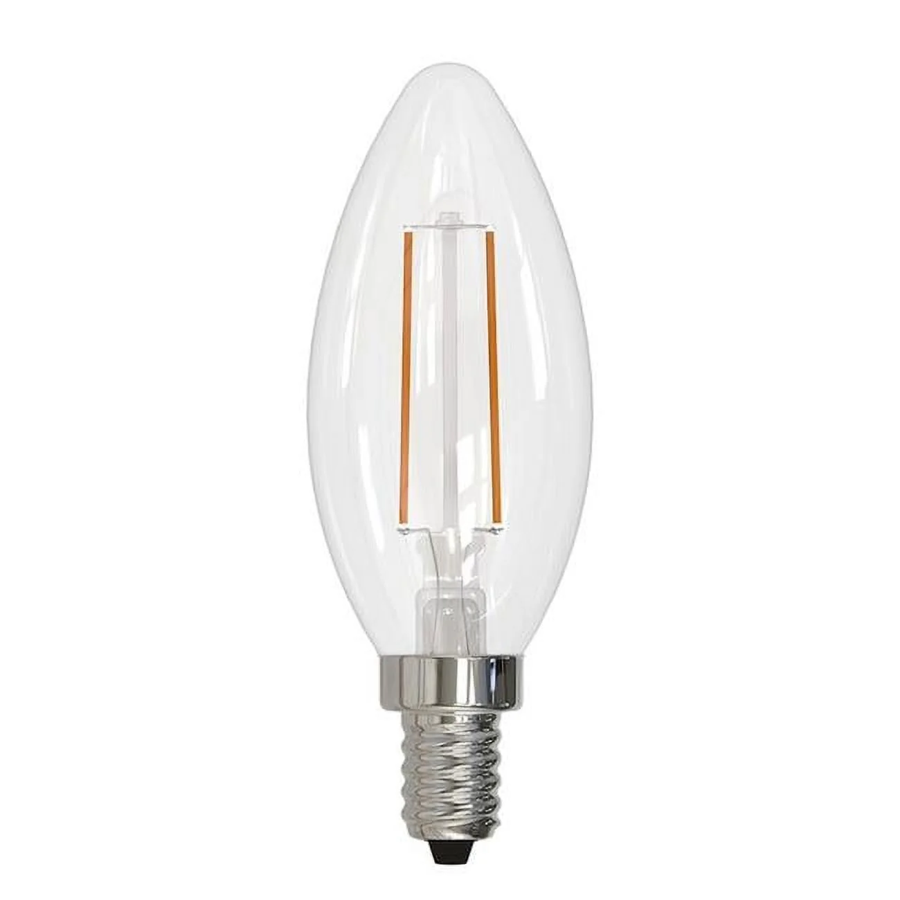 Pack of (8) 4 Watt Dimmable Clear B11 LED Light Bulbs with Candelabra (E12) Base  3000K Soft White Light  350 Lumens