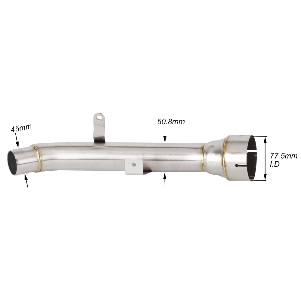 XLYWKJ For Suzuki KATANA 1000  2019 2020 / GSXS1000 GSXS1000F  2015-2020  Motorcycle Middle Link Pipe Muffler Exhaust Pipe Mid Link Pipe