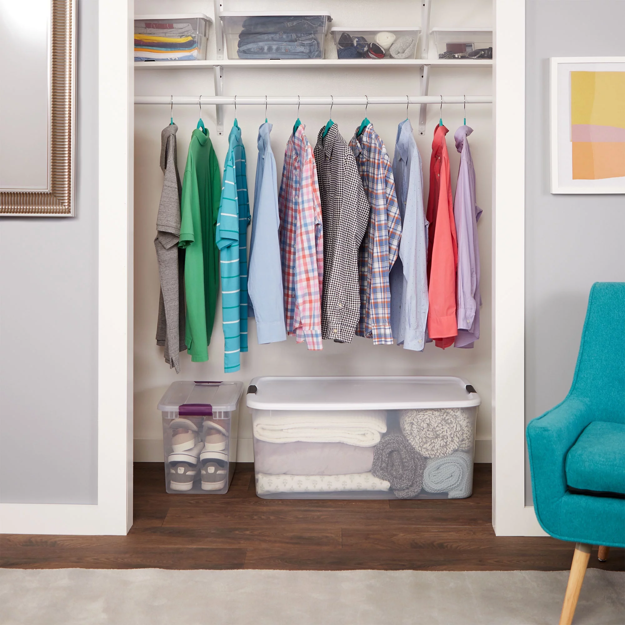 Sterilite 4 Sets of 116-Quart & 6 Sets of 18-Quart Latch Lid Tote