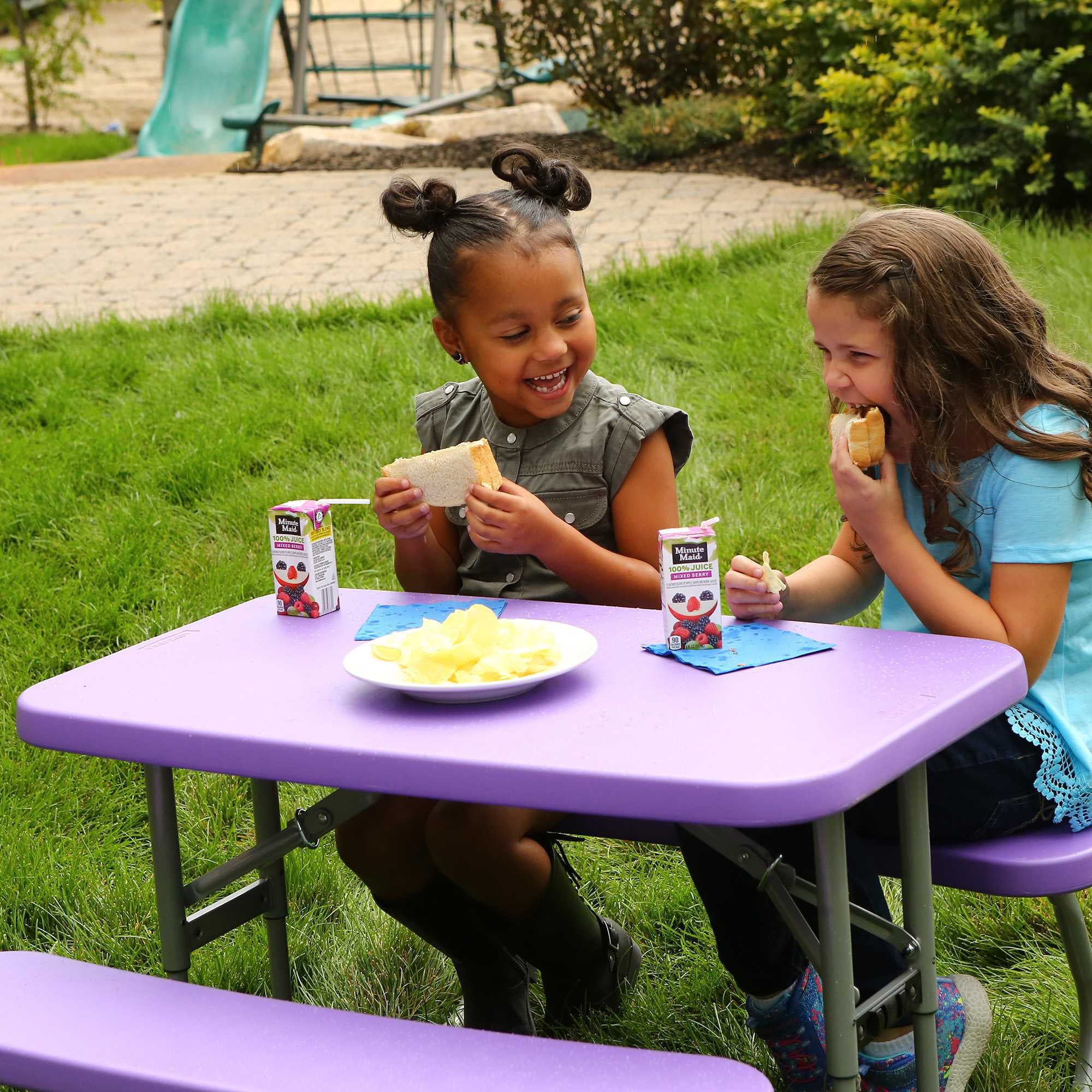 Lifetime Kid's Picnic Table, Purple
