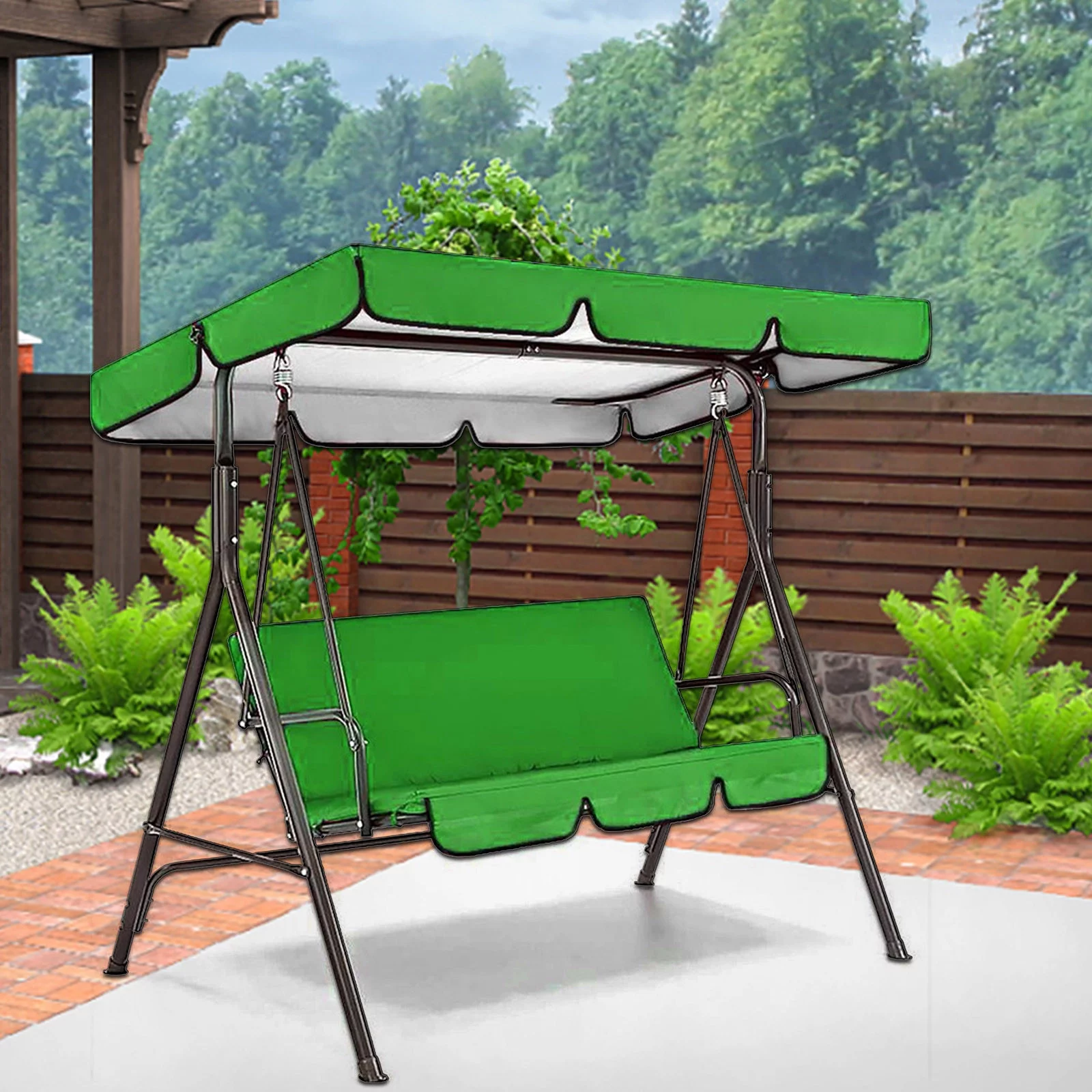 Mother's Day Sale Clearance - Swing Canopy Cover Rainproof Oxfords Cloth Garden Patio Outdoor Rainproof Swing Canopy