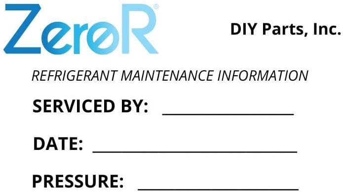 ZeroR® Genuine Honeywell R1234YF in 8oz SSV Cans | 3 Cans with Zeror Service Label