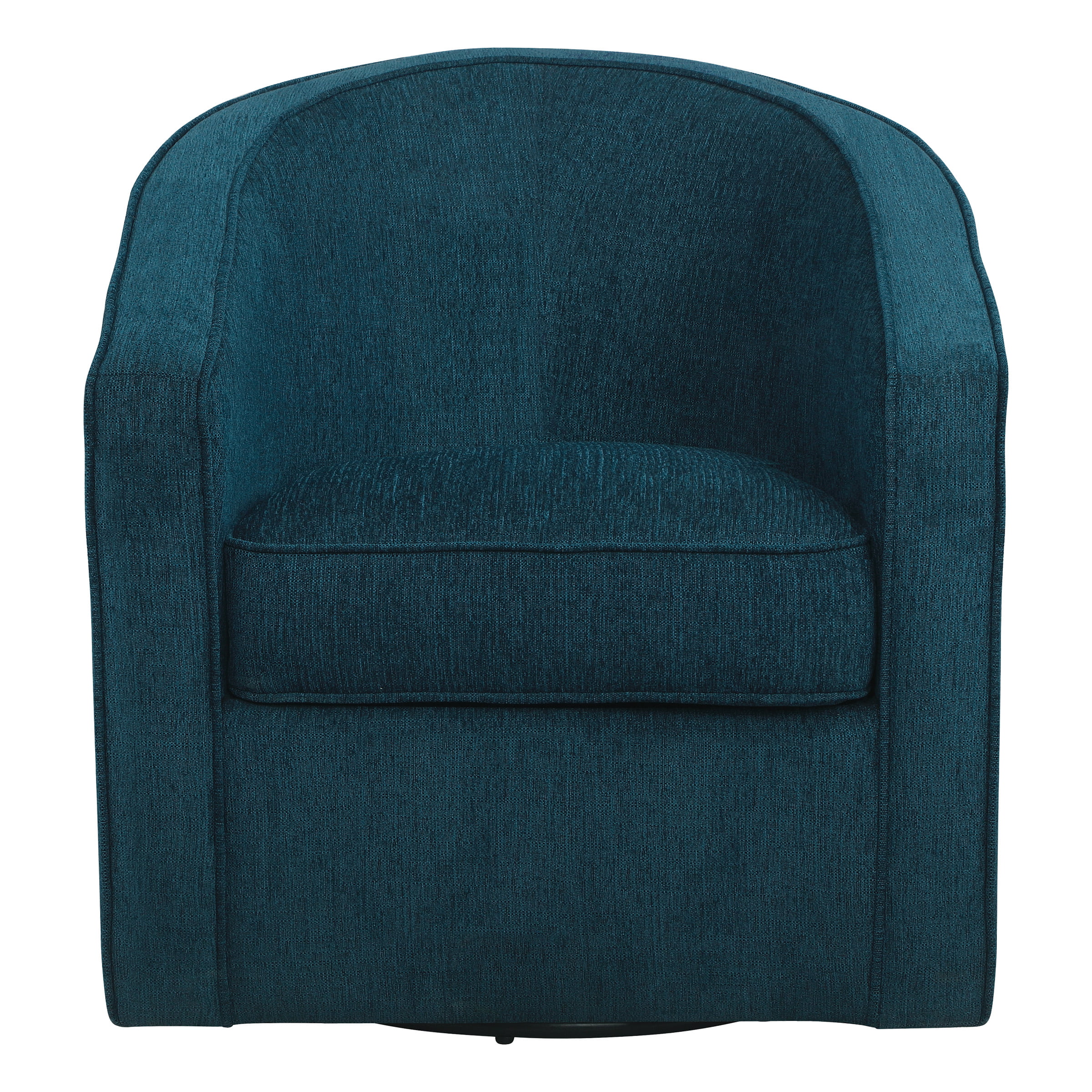 OSP Home Furnishings Danica Swivel Chair, Azure Fabric