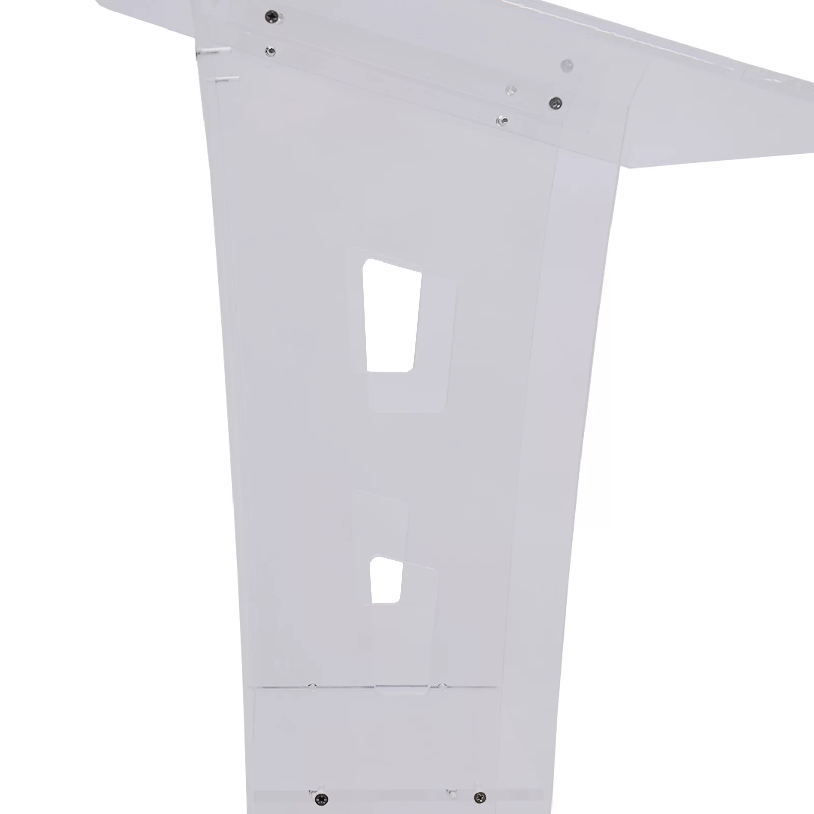 YIYIBYUS Conference Pulpit Acrylic Podium Clear Church Lectern Office School Transparent Podium