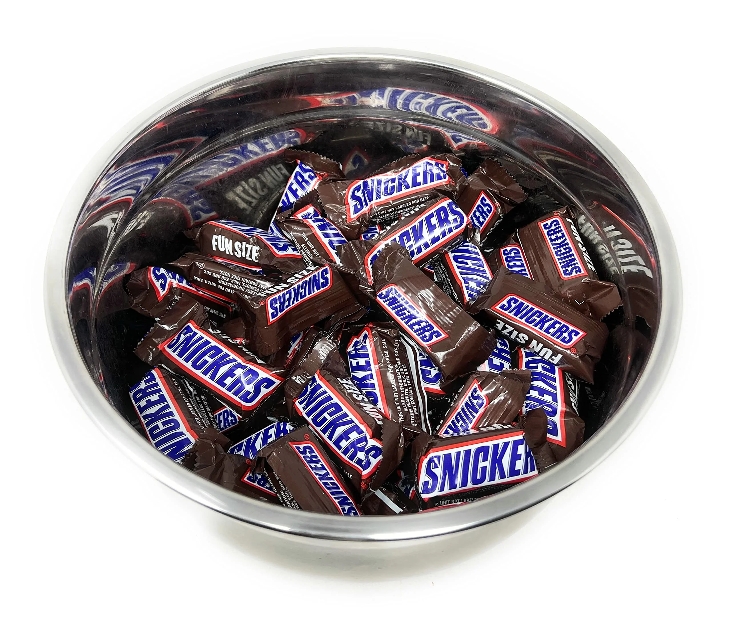 Fun Size Snickers Chocolate Candy Bars American Holiday Favorites Bulk Super Mix Individually Wrapped Assorted Variety In Resealable Bag 3 lbs (48 Oz)