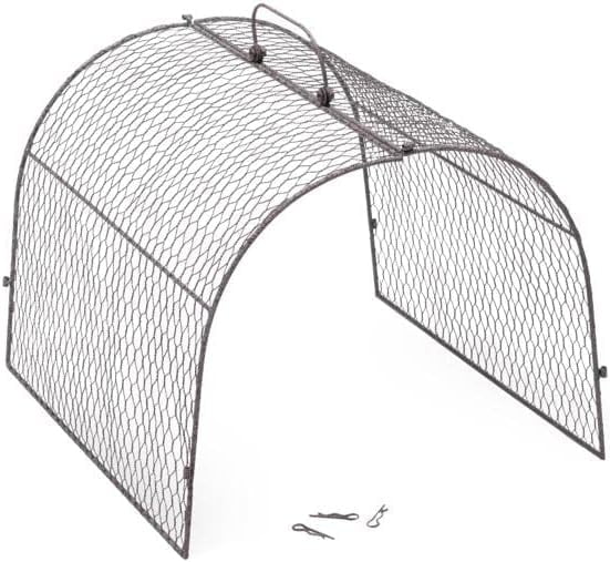 Company Chicken Wire Cloche Garden Plot Plants Cover Protector | Sturdy Arch Metal Tunnel Cage Flowerbeds and Seedlings Garden Protection from Wild Animals | (midsection Only)