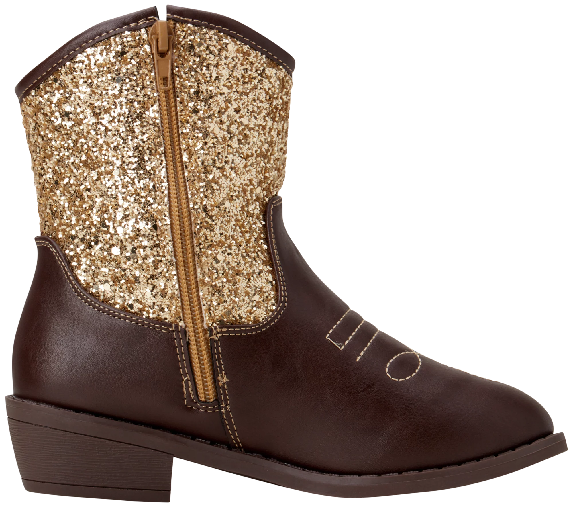 bebe Girls' Boots - Western Cowboy Boots with Glitter (Toddler/Girl)