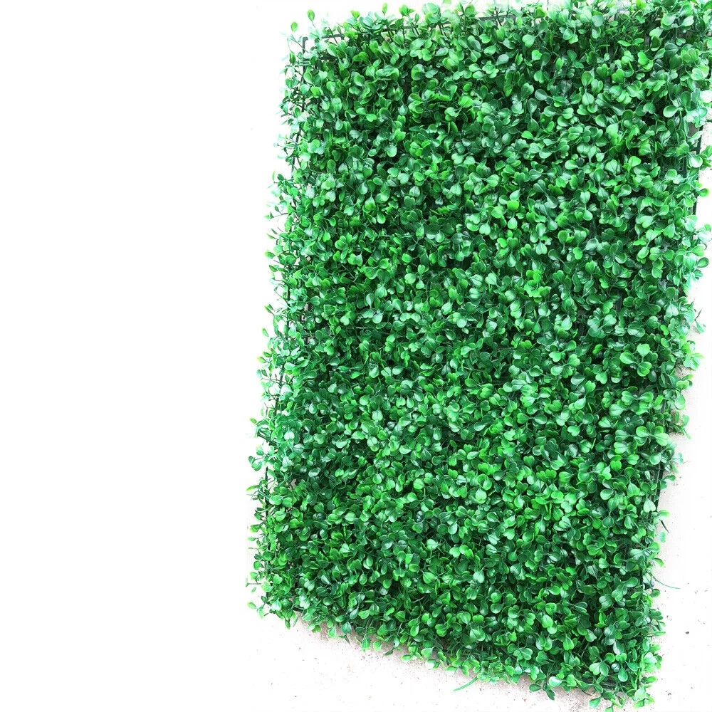12PCS 24'' x 16'' Artificial Boxwood Grass Backdrop Panels , Artifical Wall Greenery Panels Topiary Hedge Plant