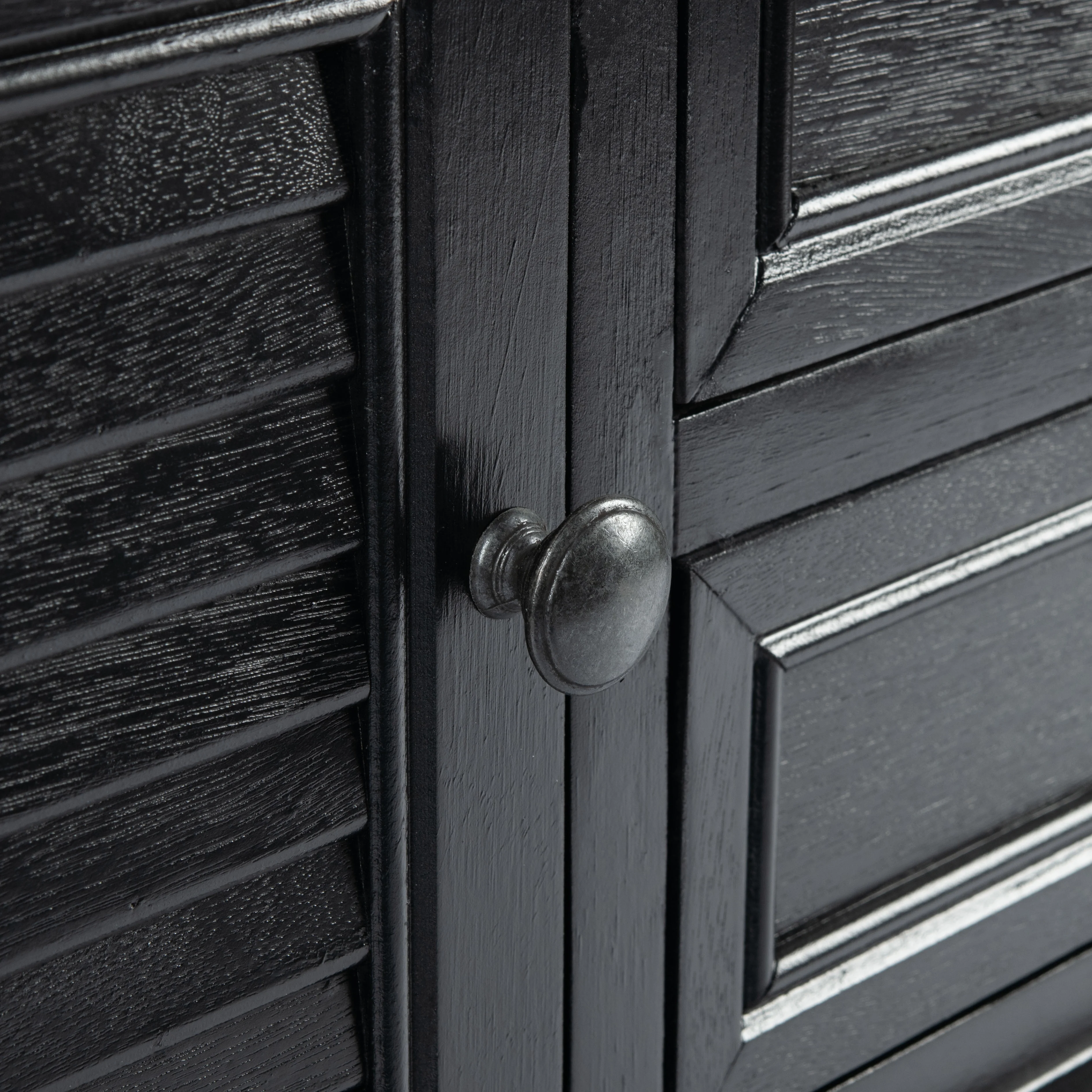 SAFAVIEH Tate 2-Drawer Rectangle Console Table, Black