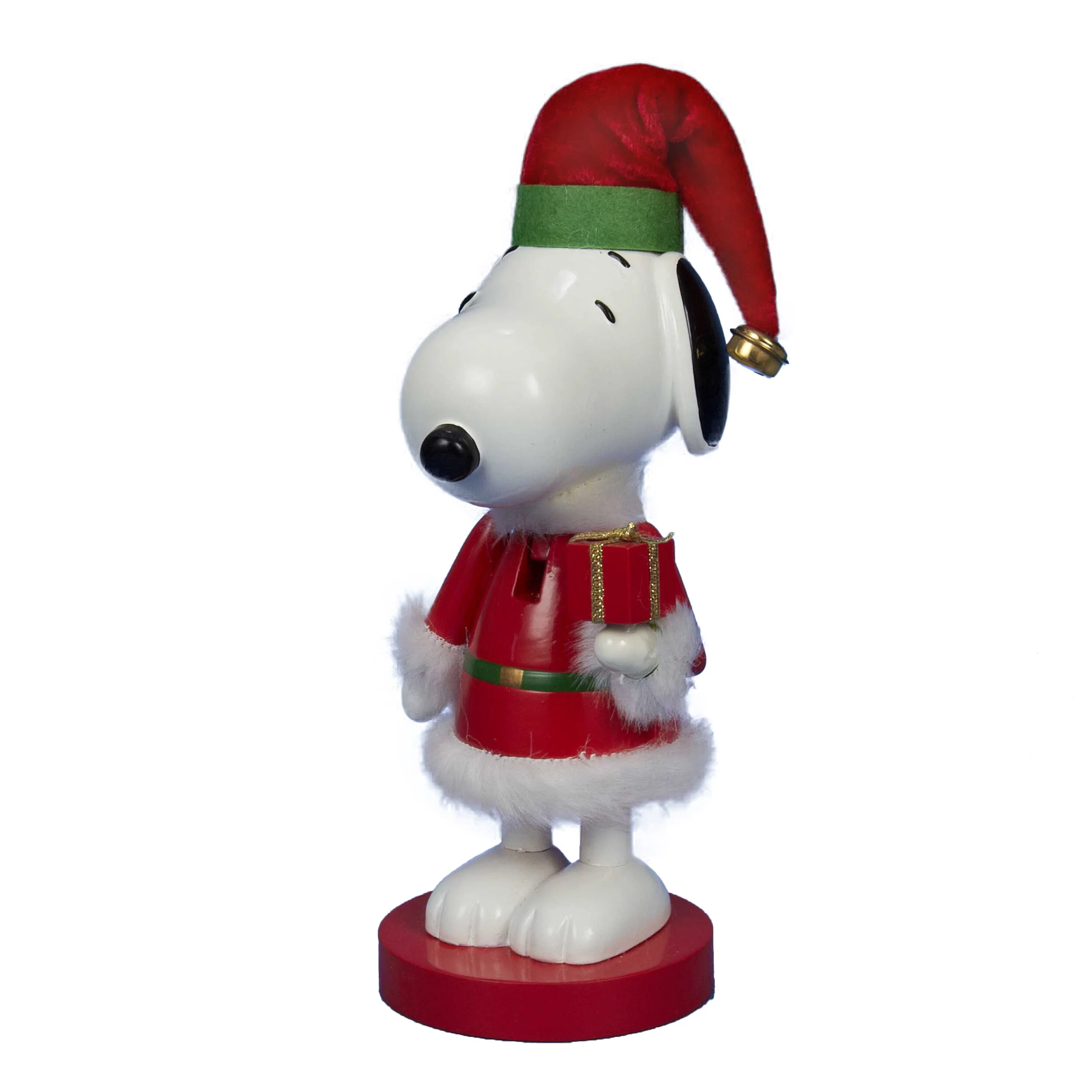 Kurt Adler 10 in. Snoopy in Red Santa Suit Nutcracker