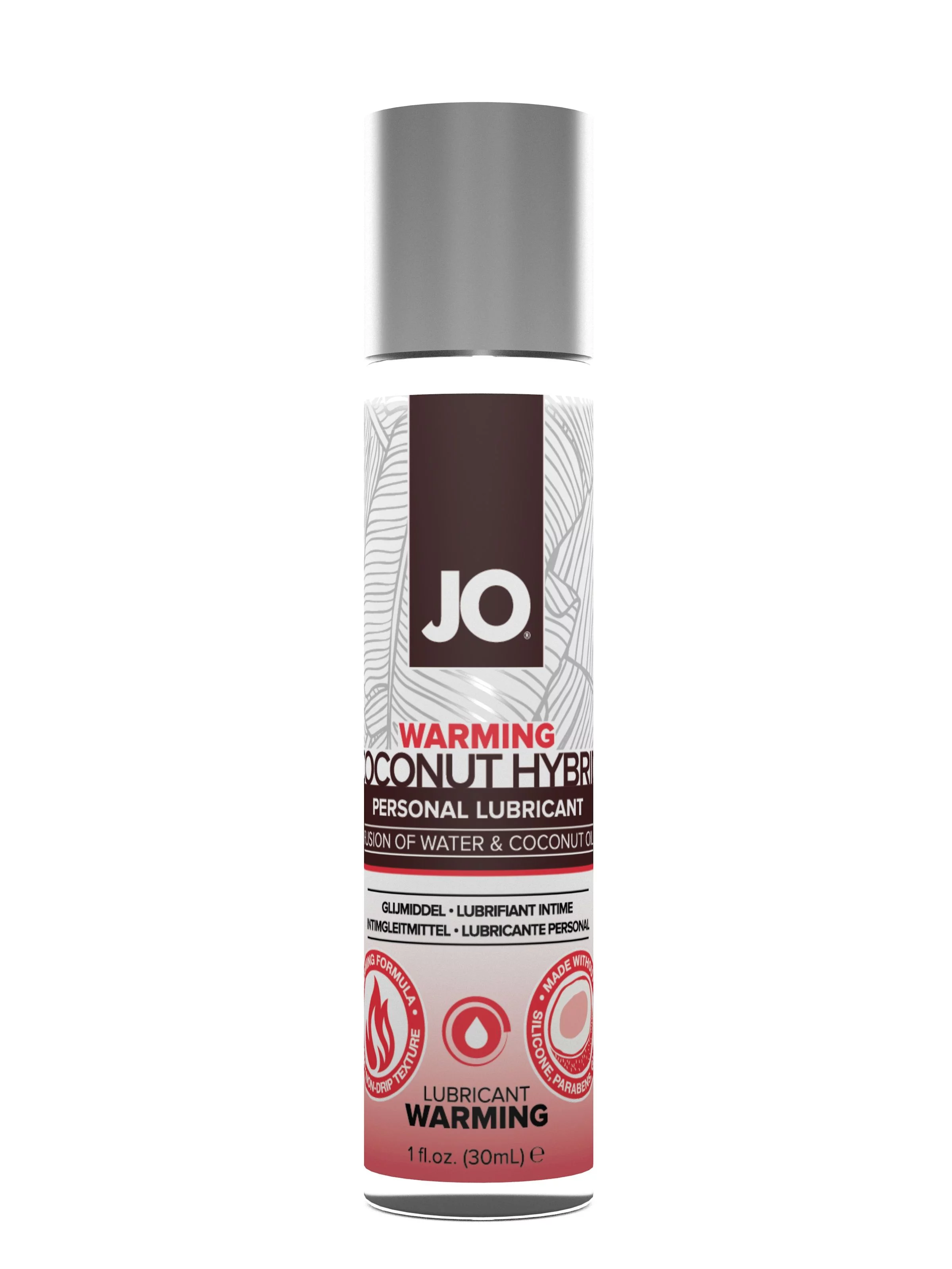 JO Silicone Free Hybrid Lubricant w-Coconut Warming 1 fl oz