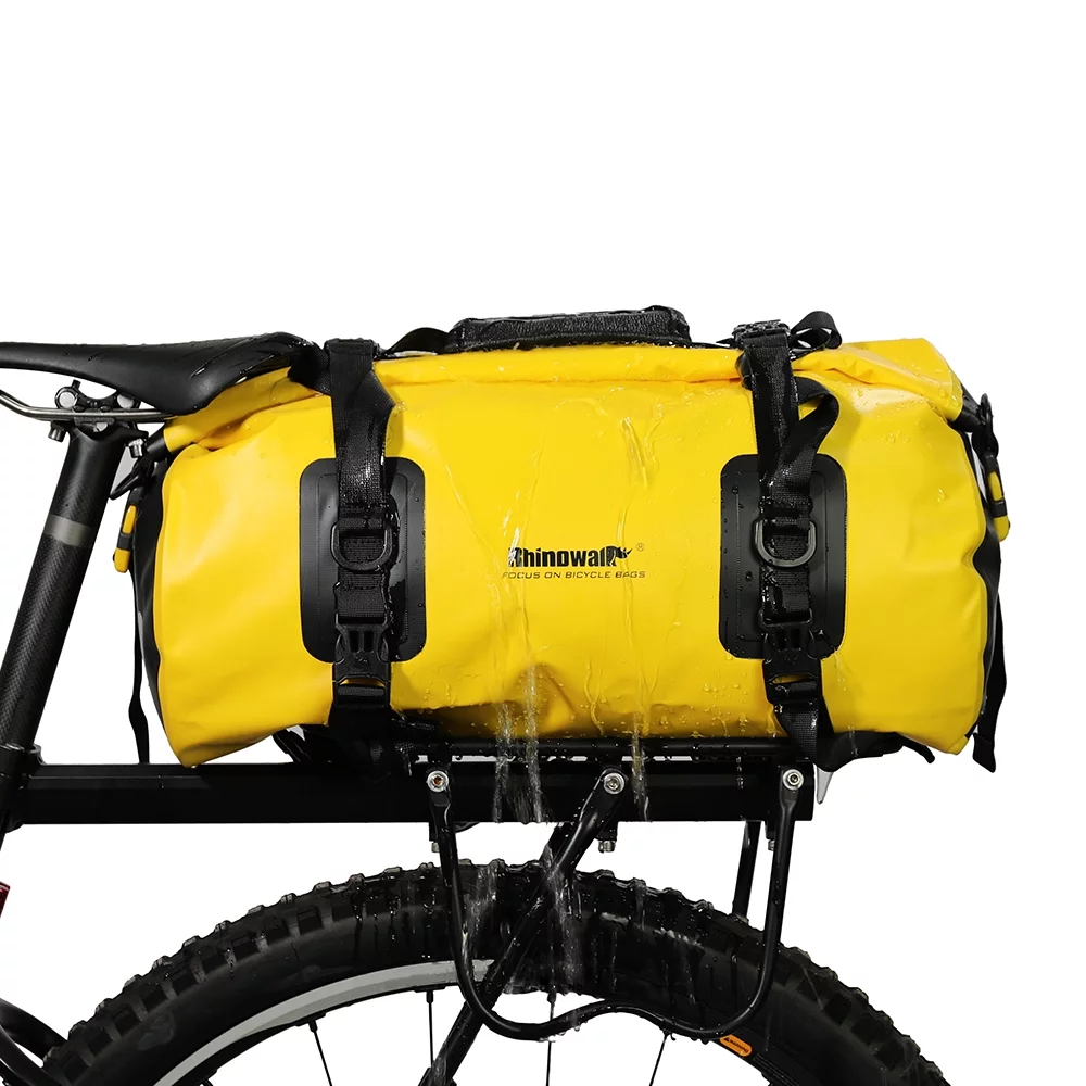 CACAGOO 20L Waterproof Duffel Bag Multifunctional Cycling Bicycle Rear Seat Trunk Bag Bike Rack Pannier Bag Outdoor Camping