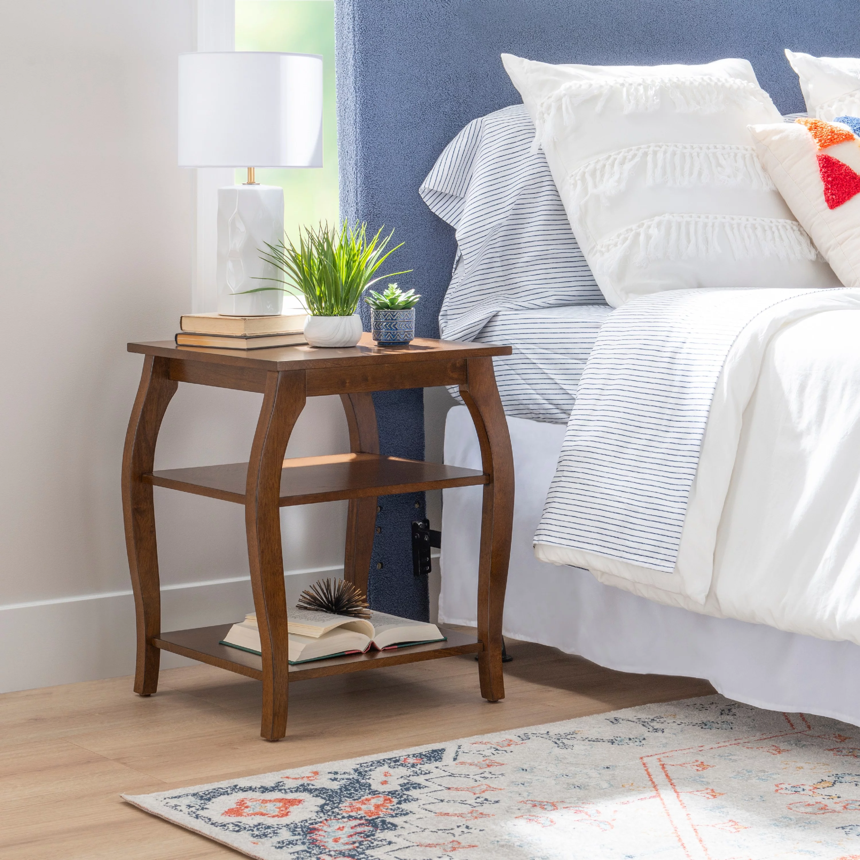 Powell Rellim 2- Shelf Indoor Accent Side Table, 23