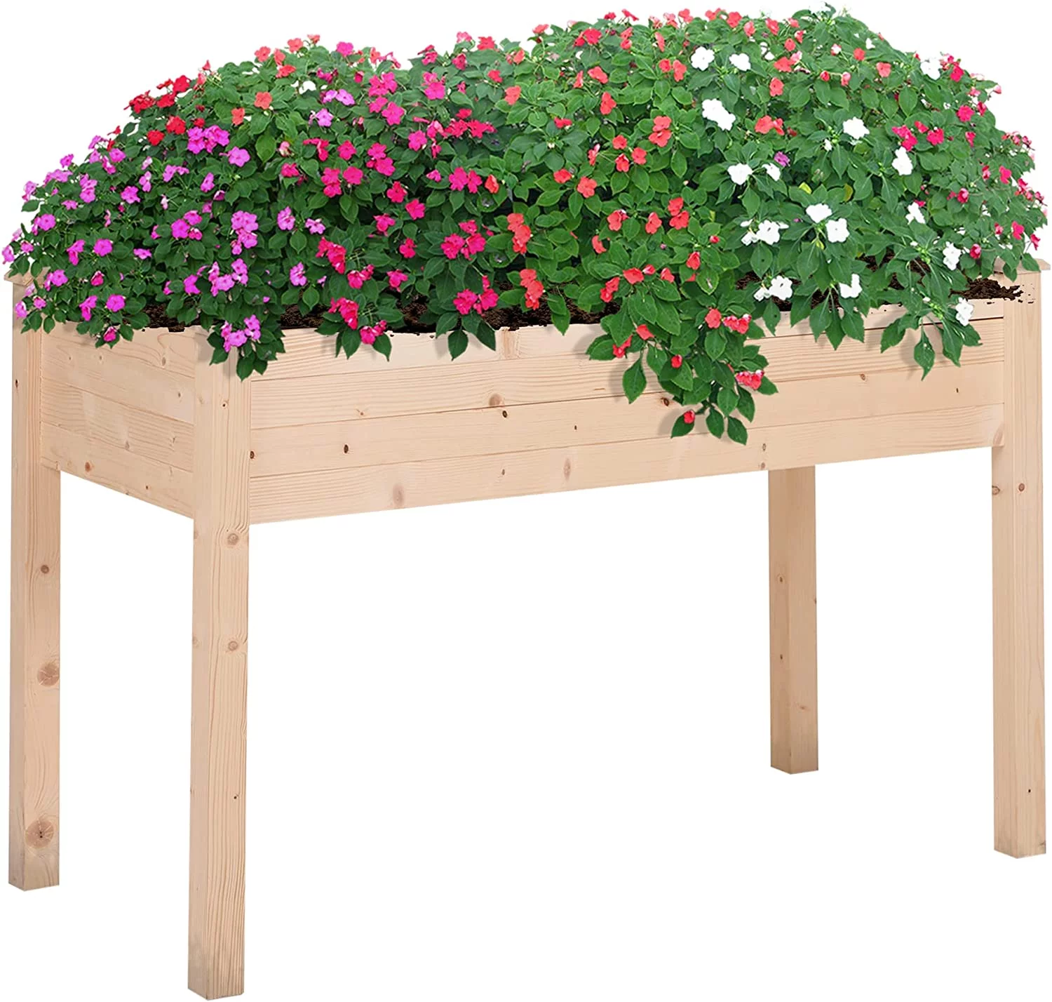 Outsunny Raised Garden Bed with Legs, 48