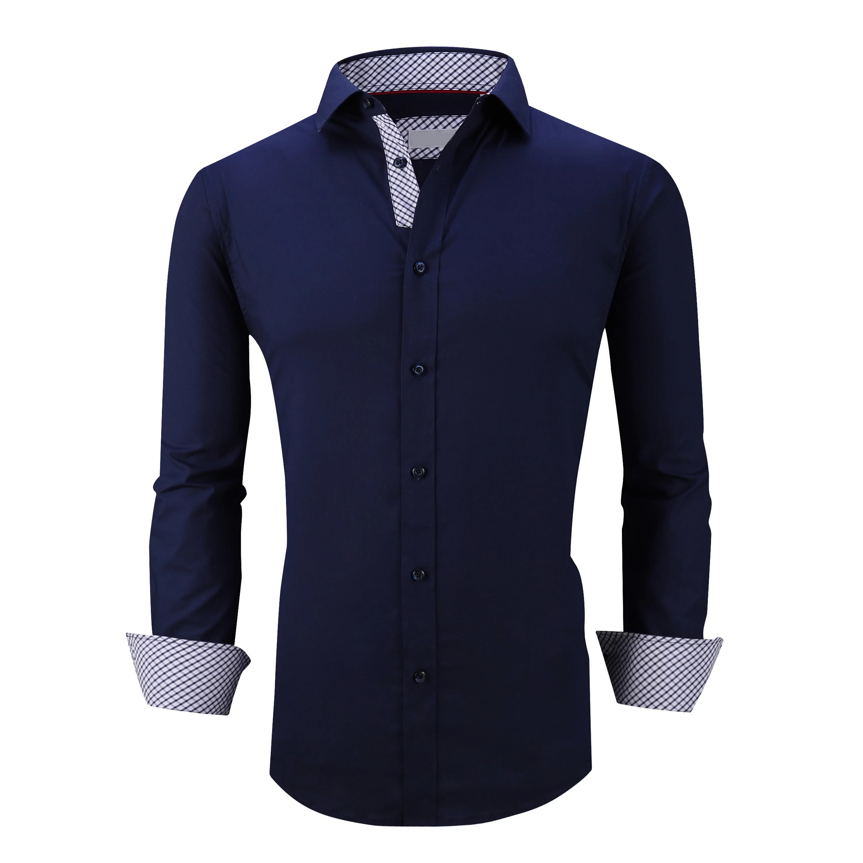 Damipow Mens Button Down Shirts Regular Fit Long Sleeve Cotton Dress Shirt,Sizes S-2XL,Mens Shirts