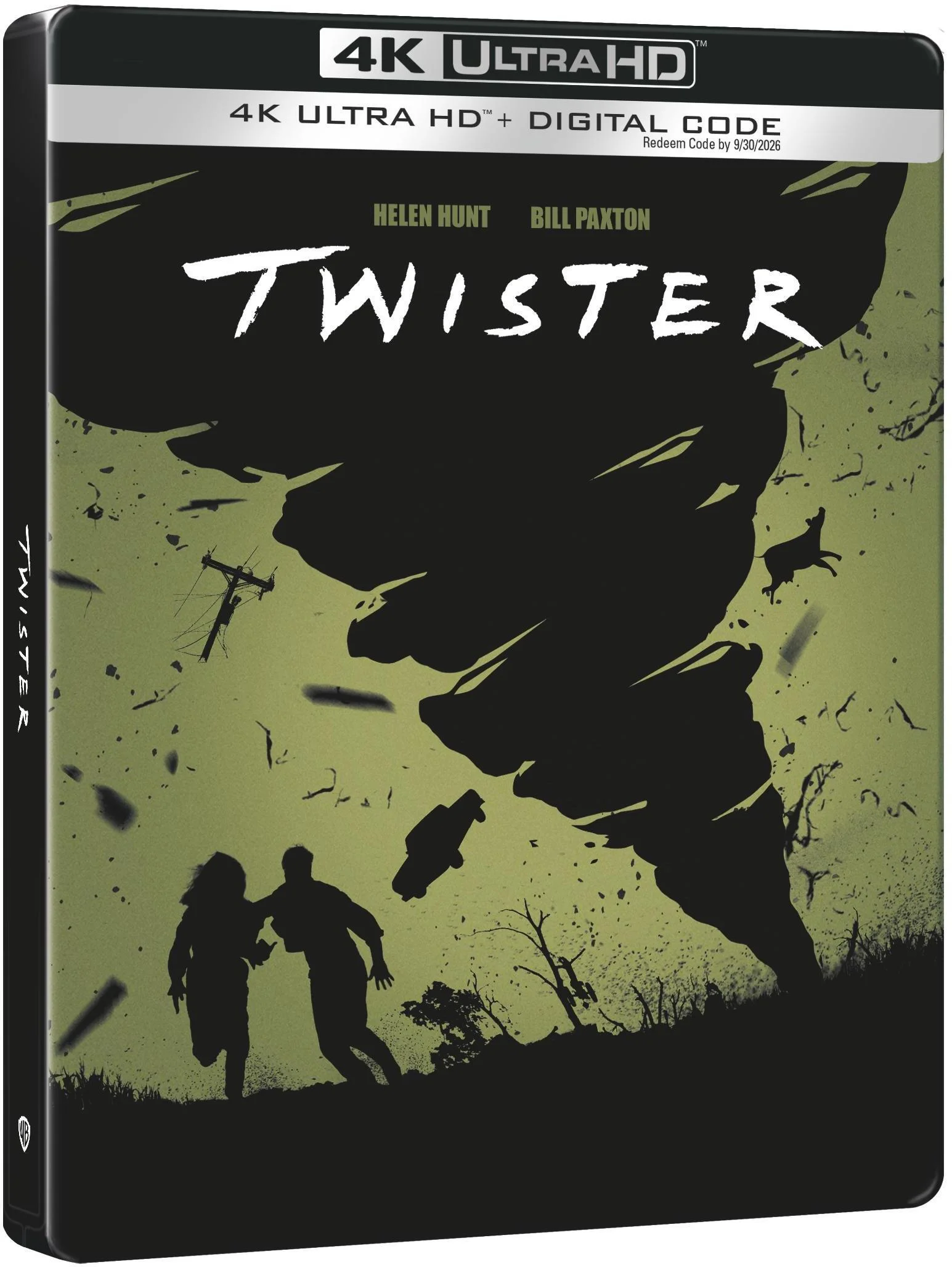 Twister (4K Ultra HD + Digital Copy) (Steelbook) (Walmart Exclusive), Warner Home Video, Action & Adventure