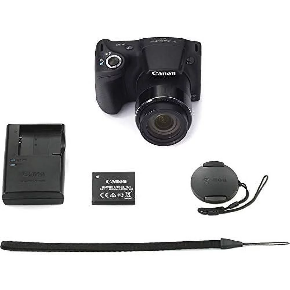Canon PowerShot SX420 IS (Black) with 42x Optical Zoom and Built-In Wi-Fi Digital Camera & 16GB SDHC