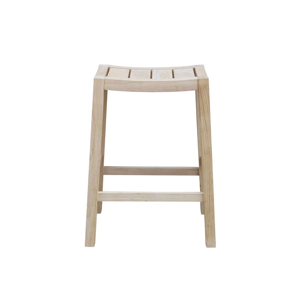 International Concepts Wood Backless Ranch Stool - Unfinished - 30