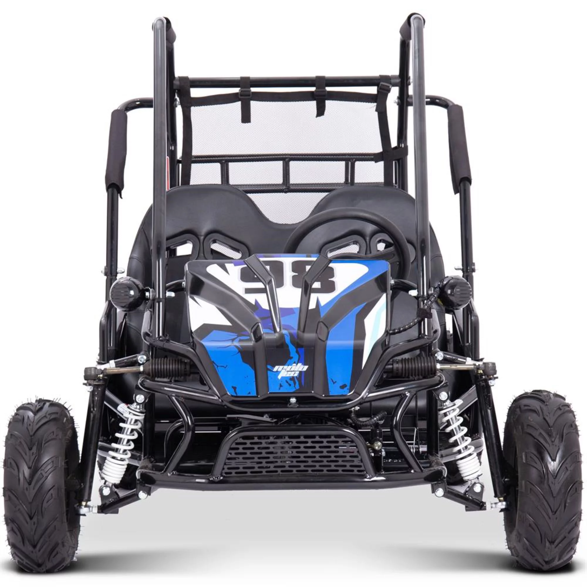 MotoTec MT-Mud-XL-72v-2000w-Blue Mud Monster XL 60v 2000w Electric UTV Full Suspension, Blue