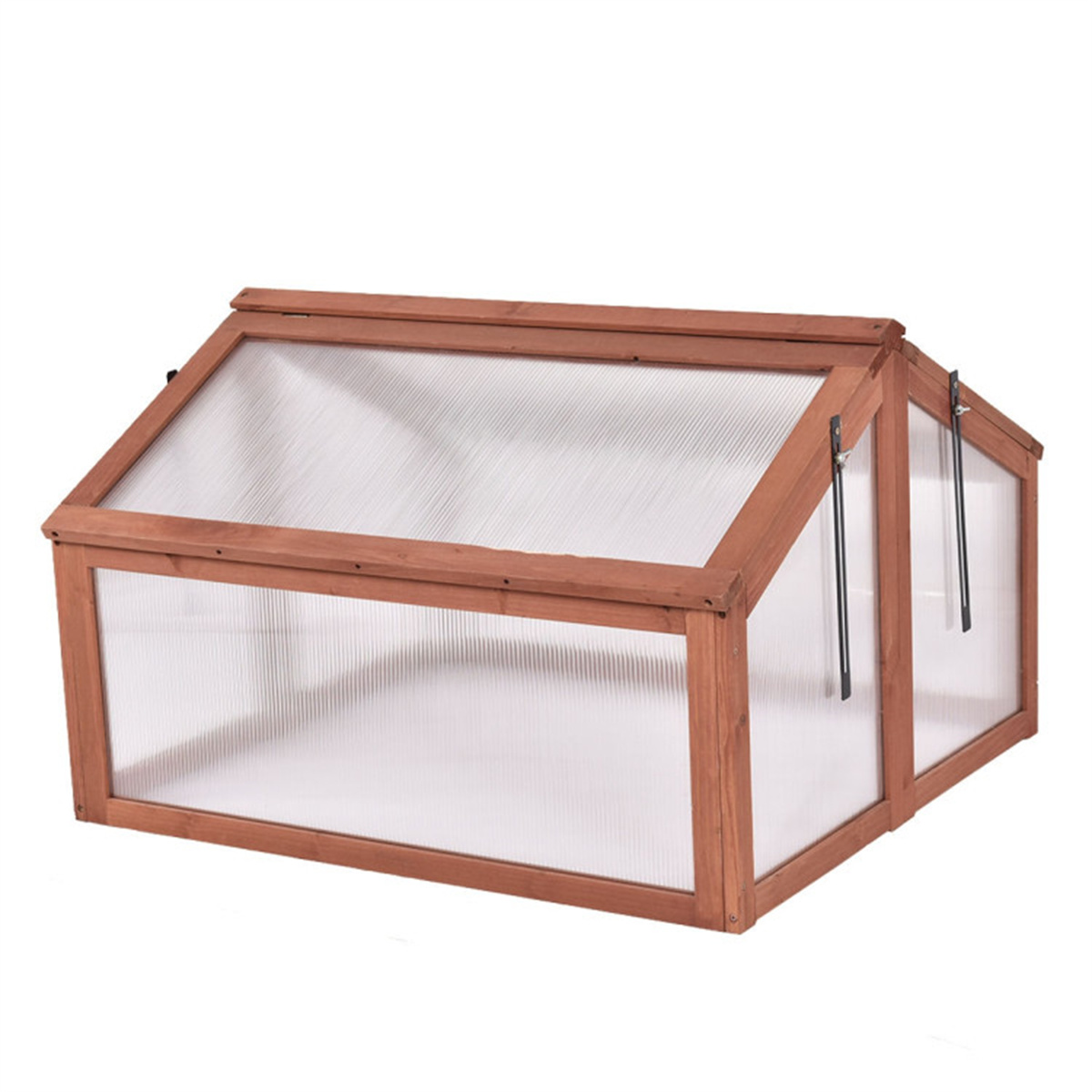 Outsunny Box Garden Wooden Greenhouse 35.5