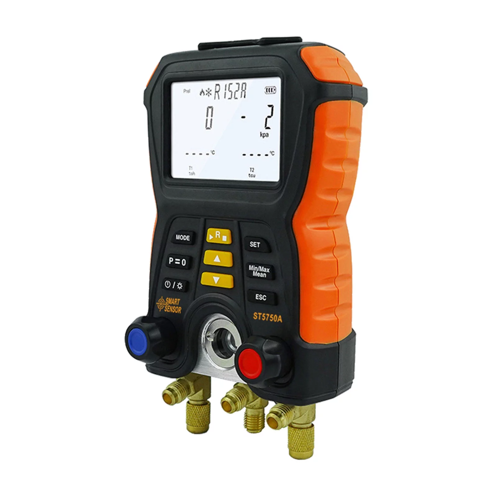 SMART SENSOR Electronic Manifold Meter Digital Gauge for Refrigeration System, 83 Kinds of Refrigerants