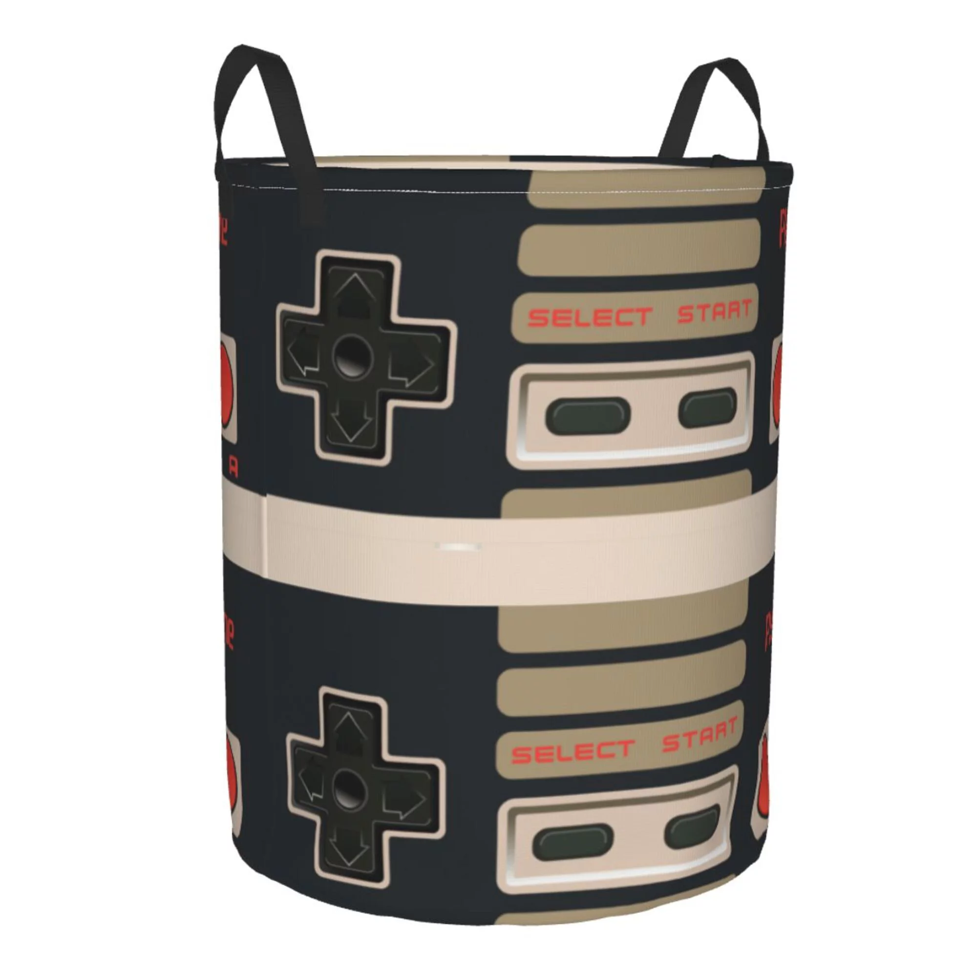 Laundry Basket Organizer Collapsible -Video Game Dirty Clothes Hamper for Bathroom Kids Girls Boys Laundry Hamper Small