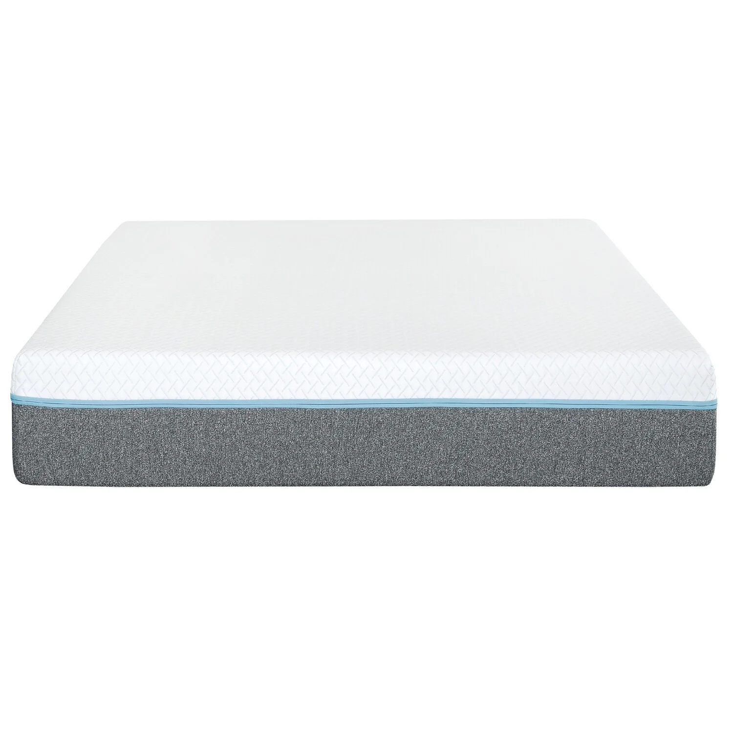 Benjara Zoe10 Inch King Size Mattress, Medium Memory Foam, Cooling Gel, Jacquard