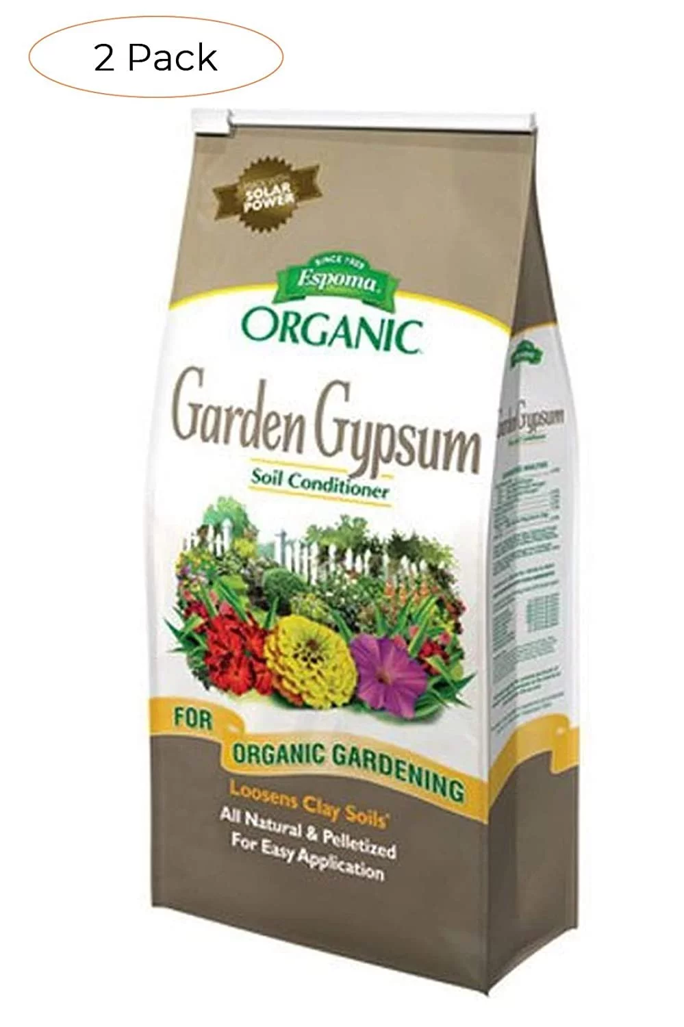 Espoma GG6 Garden Gypsum Fertilizer, 6-Pound Tw k