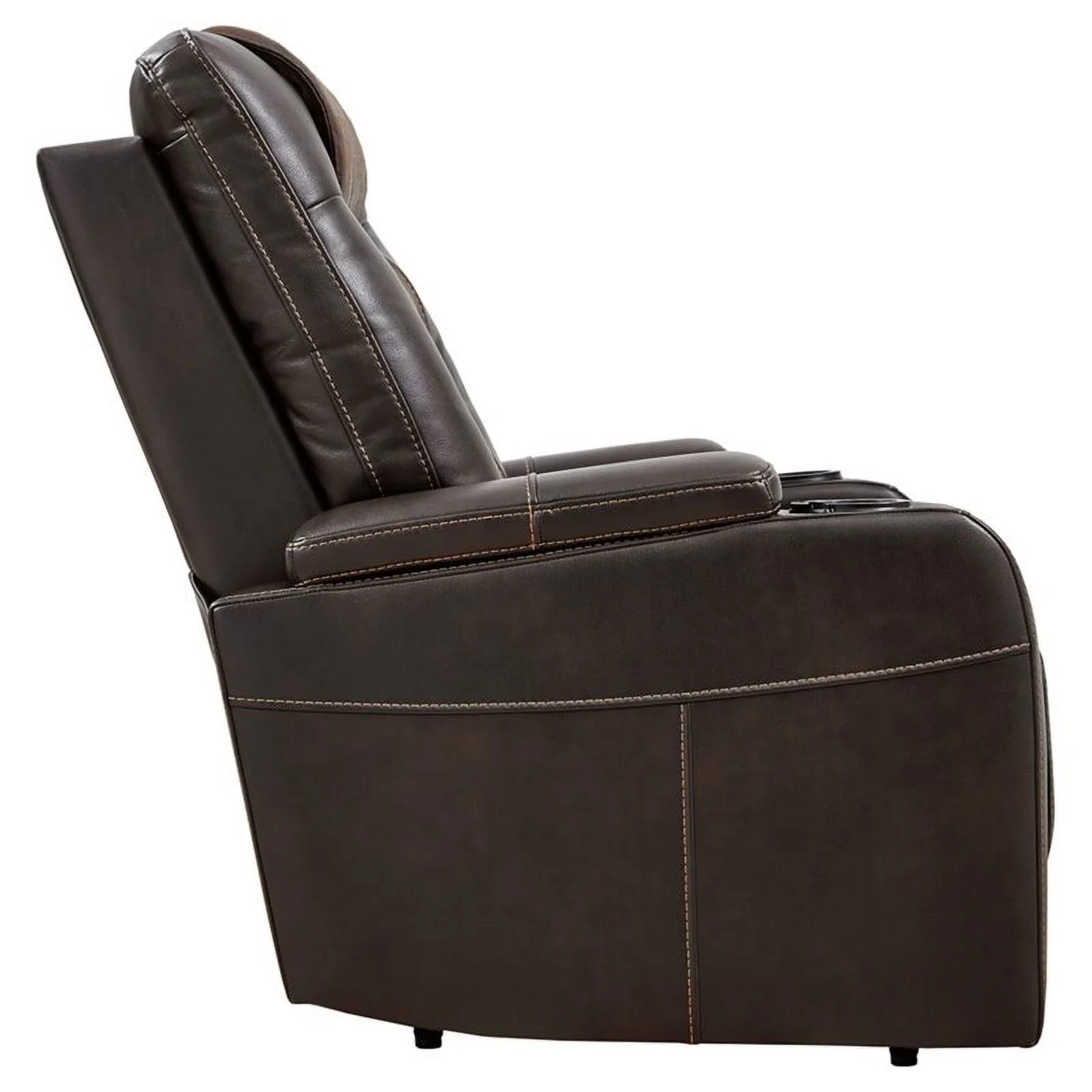 Bowery Hill Composer Power Recliner in Brown