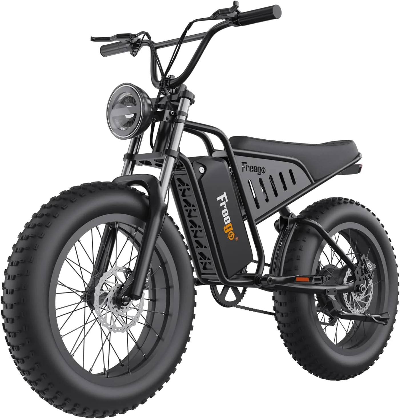 Freego Electric Bike for Adults, Electric Dirt Bike with 1400W Motor 48V/22.5Ah Removable Battery, Up to 34MPH Electric Motorcycle, 7-Speed, 20