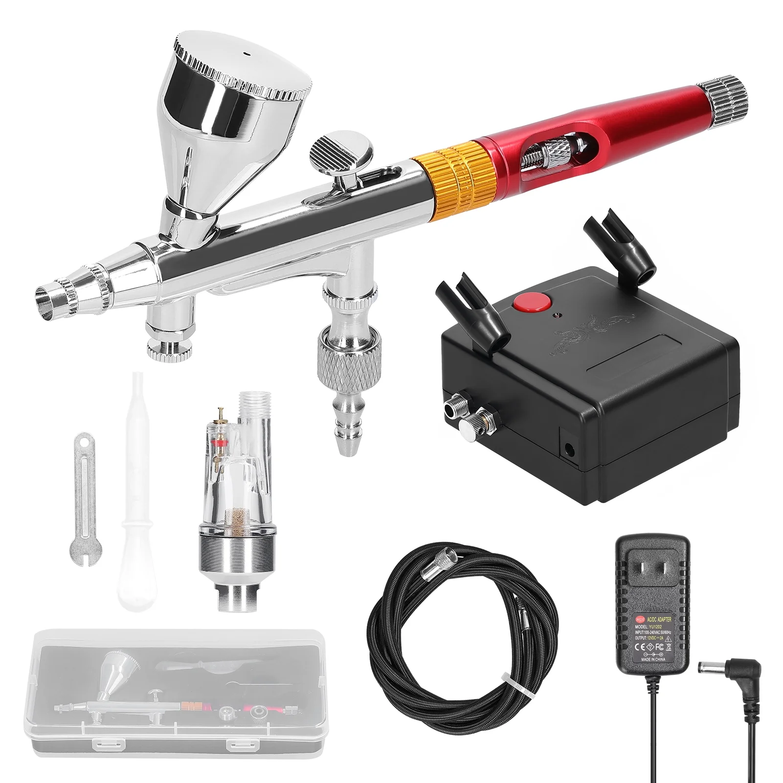 Electric paint sprayer,Compressor Kit 20-35psi Pump Airbrush Set Professional Airbrush Air Airbrush Air Compressor Kit 20-35psi Airbrush Air Compressor Kit Art Airbrush Pen Air