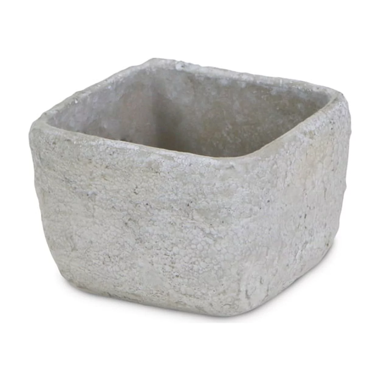 Cheungs Square Cement Planter With Arrow Design