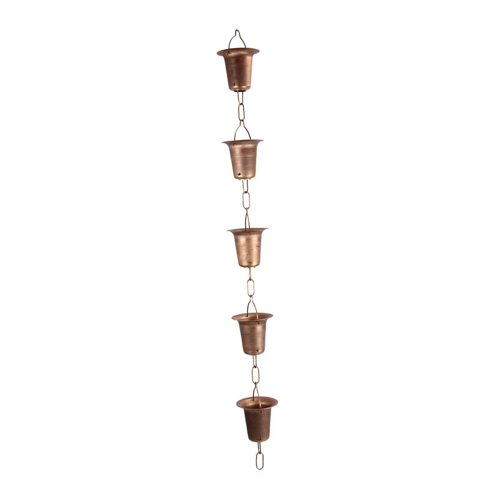 Garden Rain Chains Rainwater Chains Pouring Cups for Gazebos Awnings Outdoor Copper