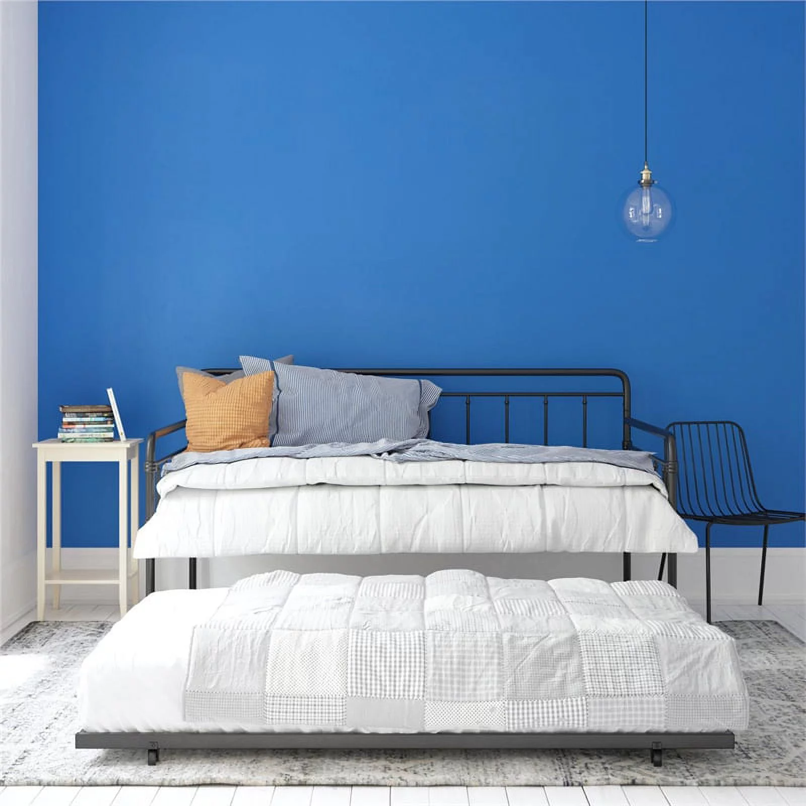 DHP Winston Metal Daybed/Trundle Twin in Black