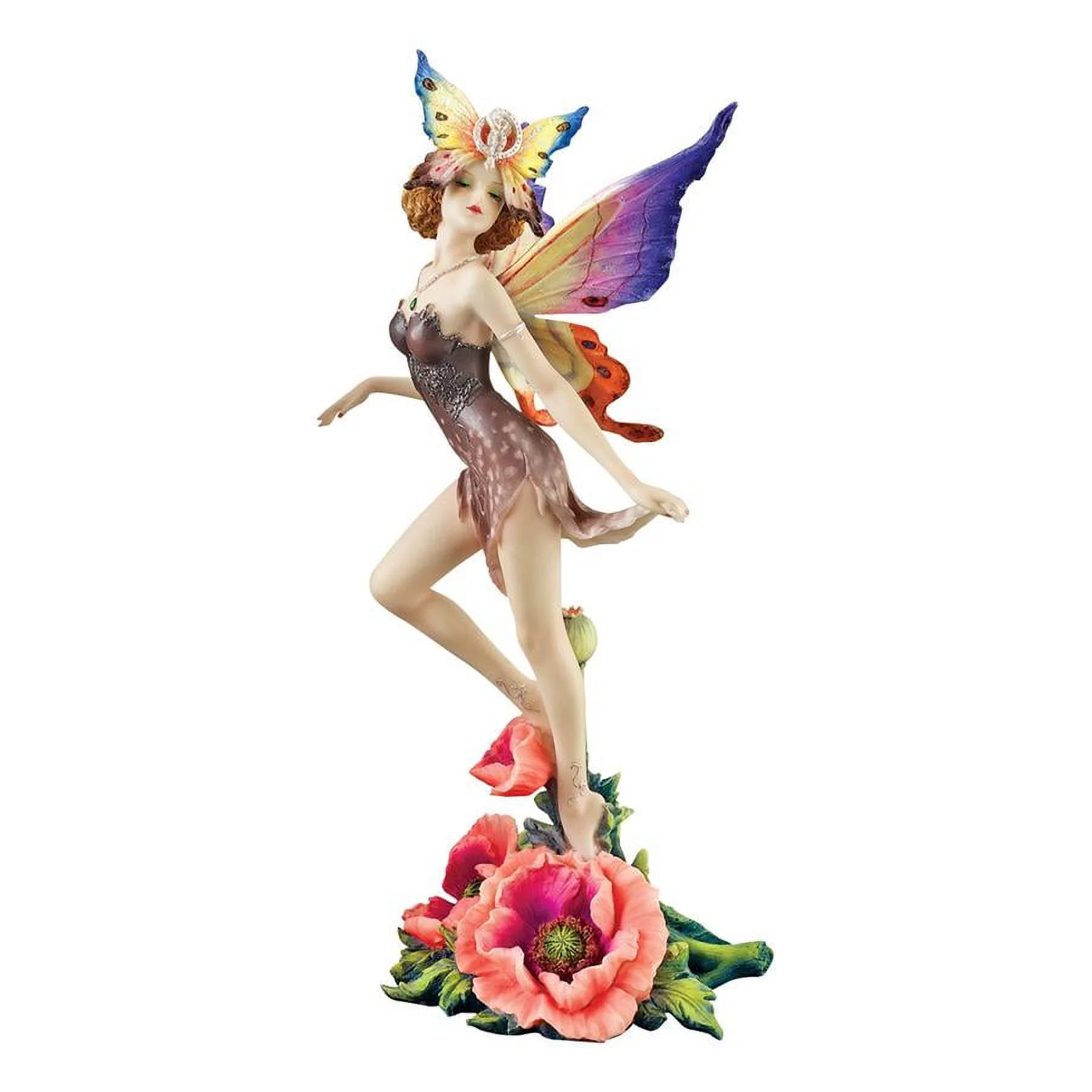 Design Toscano Flower Fairies of Butterfly Hollow: Wild Rose Fairy