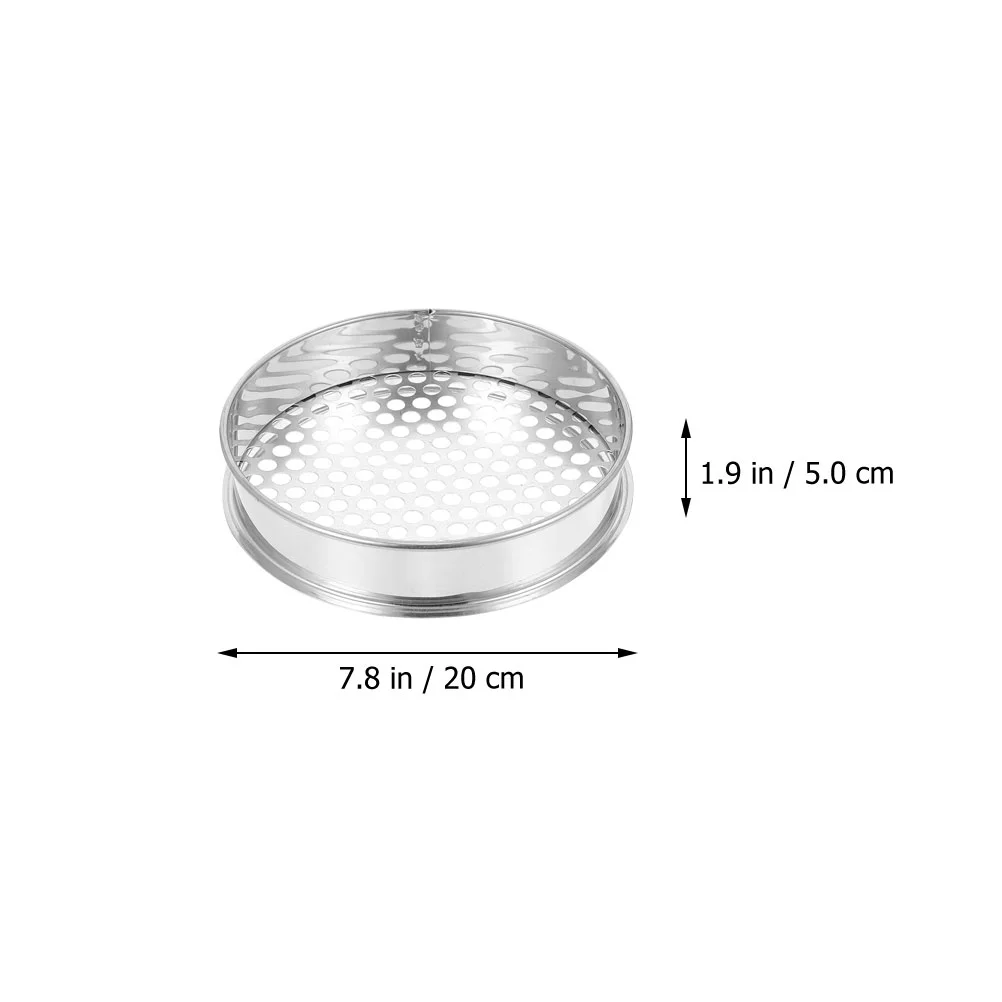 Frcolor Soil Sieve Garden Mesh Sifter Riddle Gardening Sifting Pan Bonsai Seeding Screen Cultivation Supply Tool Sift Sieves